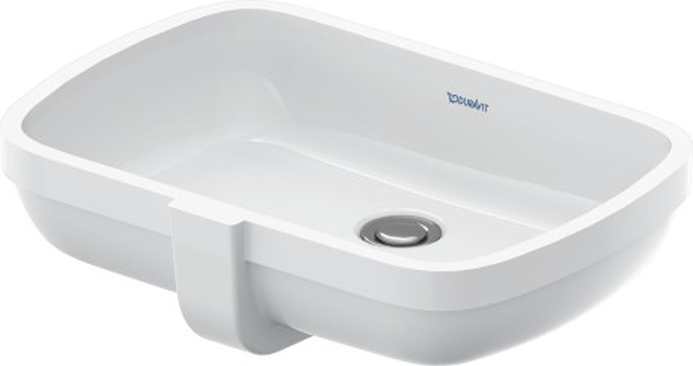 Duravit Qatego mosdótál 48x32 cm négyszögletes alulról beépíthető fehér 0398480028