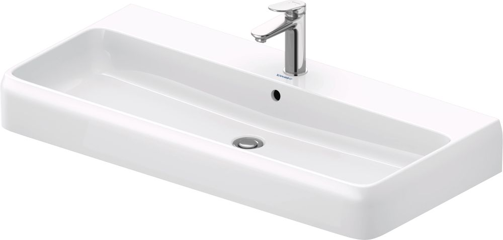 Duravit Qatego mosdótál 100x47 cm négyszögletes beépíthető fehér 2382102027