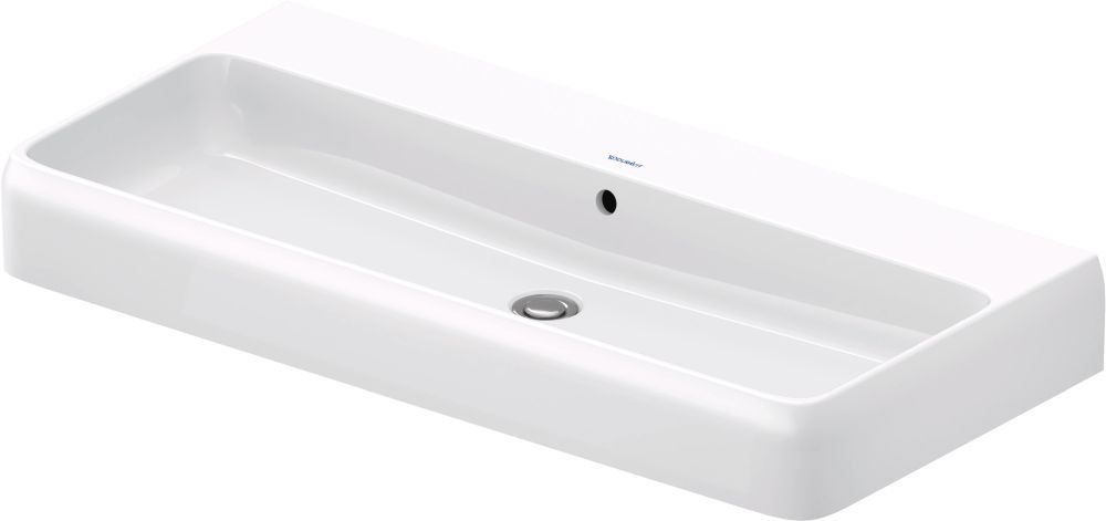 Duravit Qatego mosdótál 100x47 cm négyszögletes beépíthető fehér 2382102060