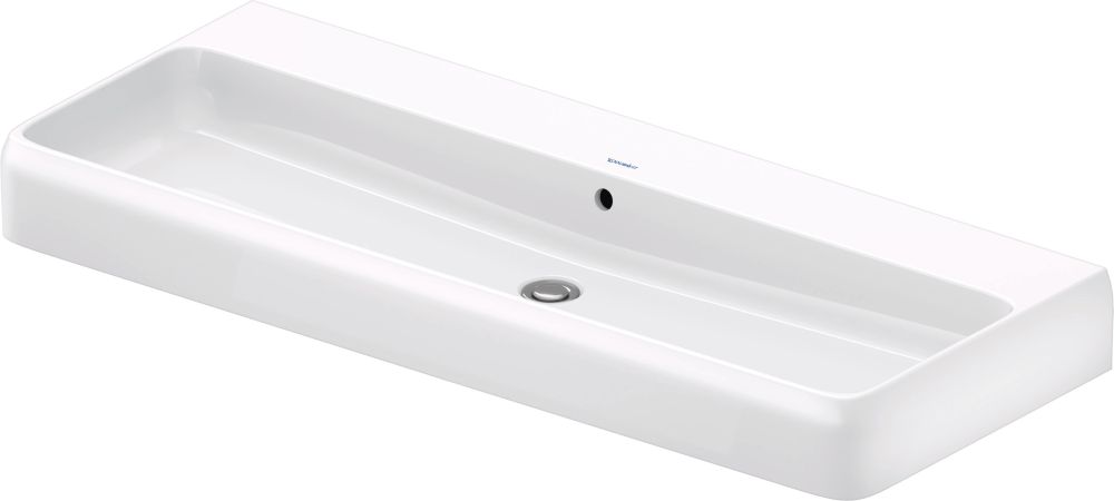 Duravit Qatego mosdótál 120x47 cm négyszögletes beépíthető fehér 2382120028