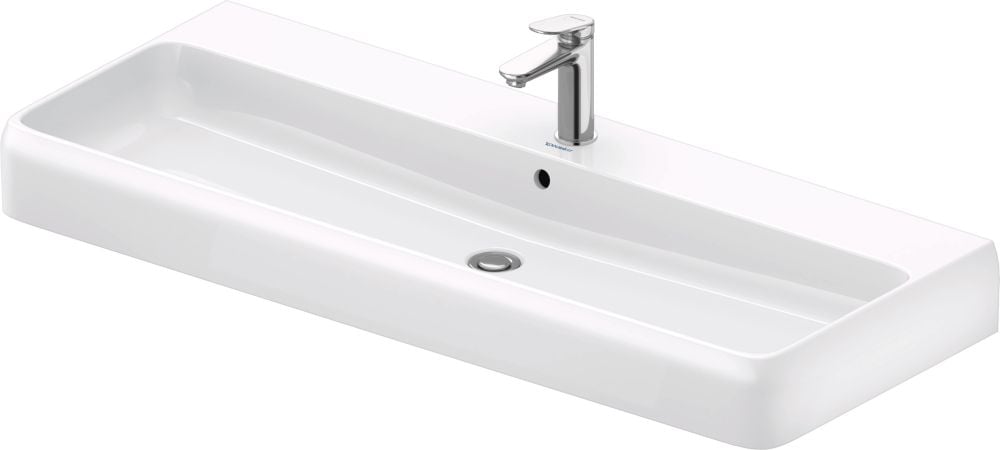 Duravit Qatego mosdótál 120x47 cm négyszögletes beépíthető fehér 2382122027