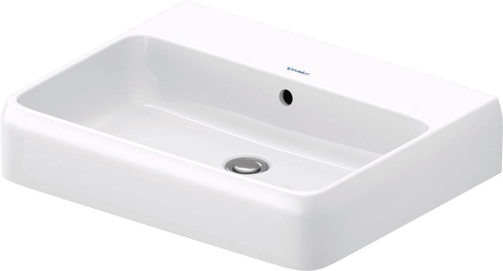 Duravit Qatego mosdótál 60x47 cm négyszögletes beépíthető fehér 2382600060