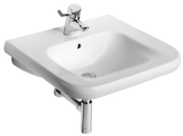Ideal Standard Contour 21 mosdótál 55x54 cm négyszögletes klasszikus mozgássérülteknek fehér S216501
