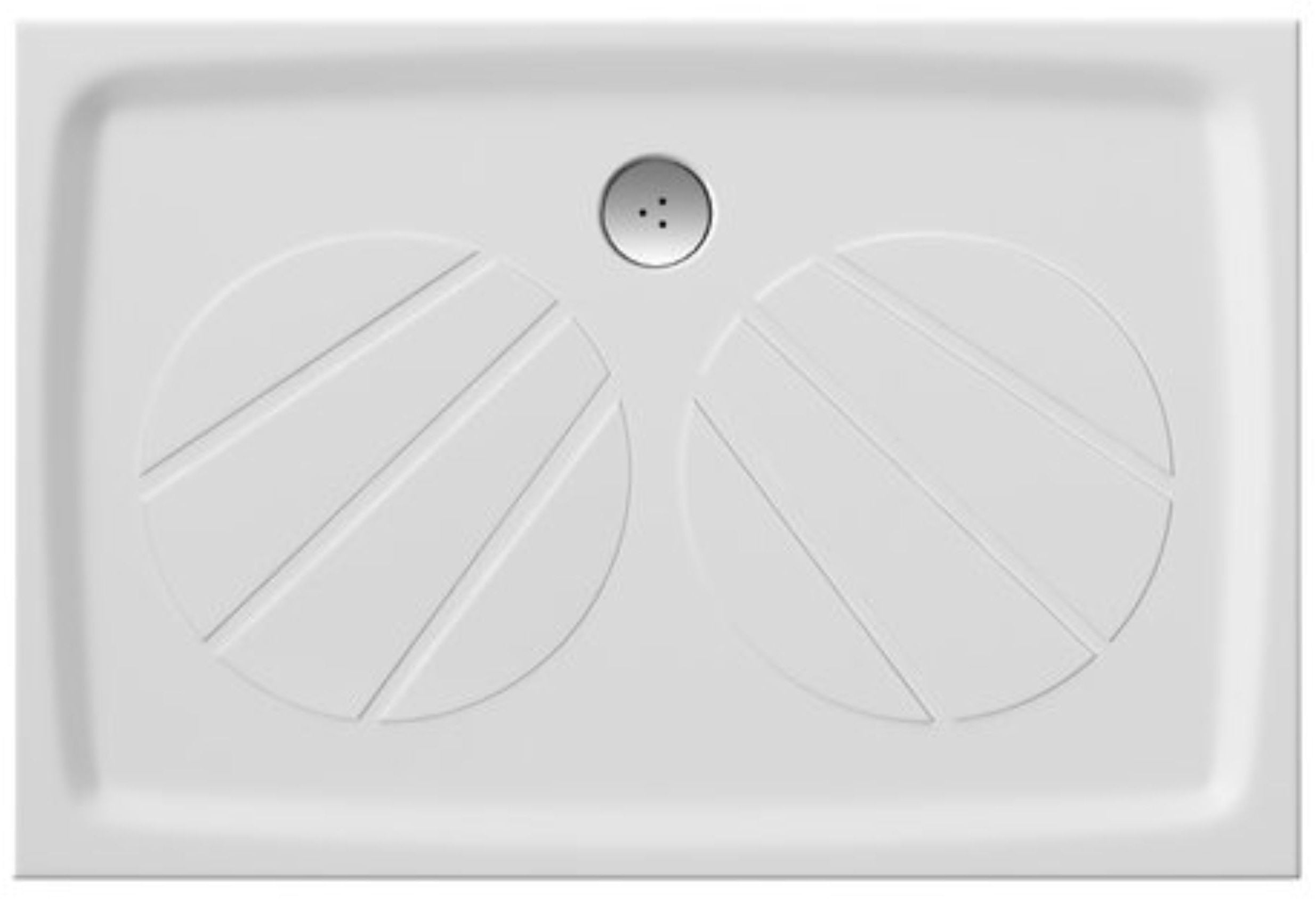 Ravak Gigant Pro téglalap alakú zuhanytálca 100x90 cm fehér XA03A701010