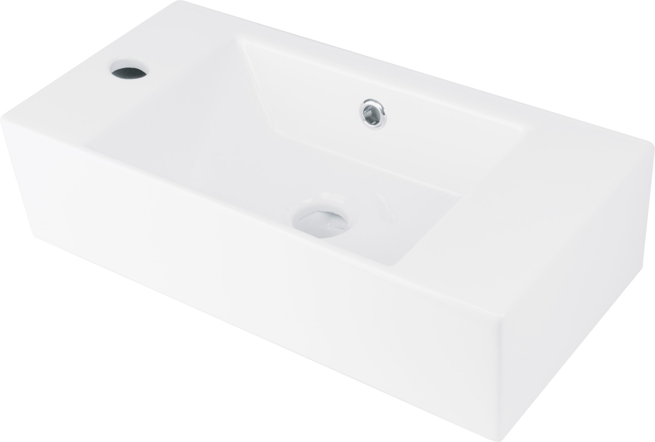 Deante Hiacynt New mosdótál 51x25 cm négyszögletes mosdótálak fehér CDY6U2L