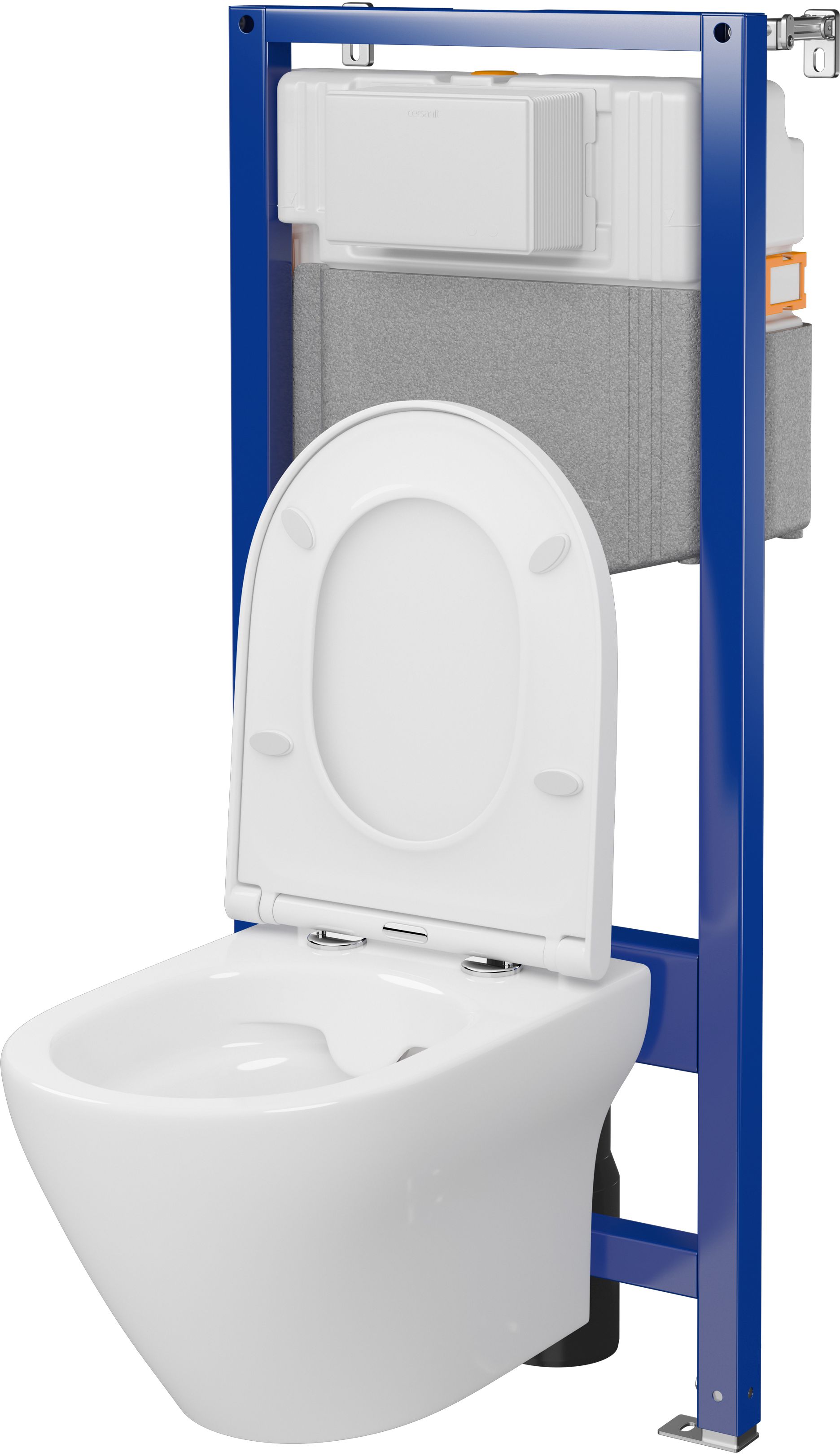 Cersanit Larga wc készlet: keret + tál + S701-823