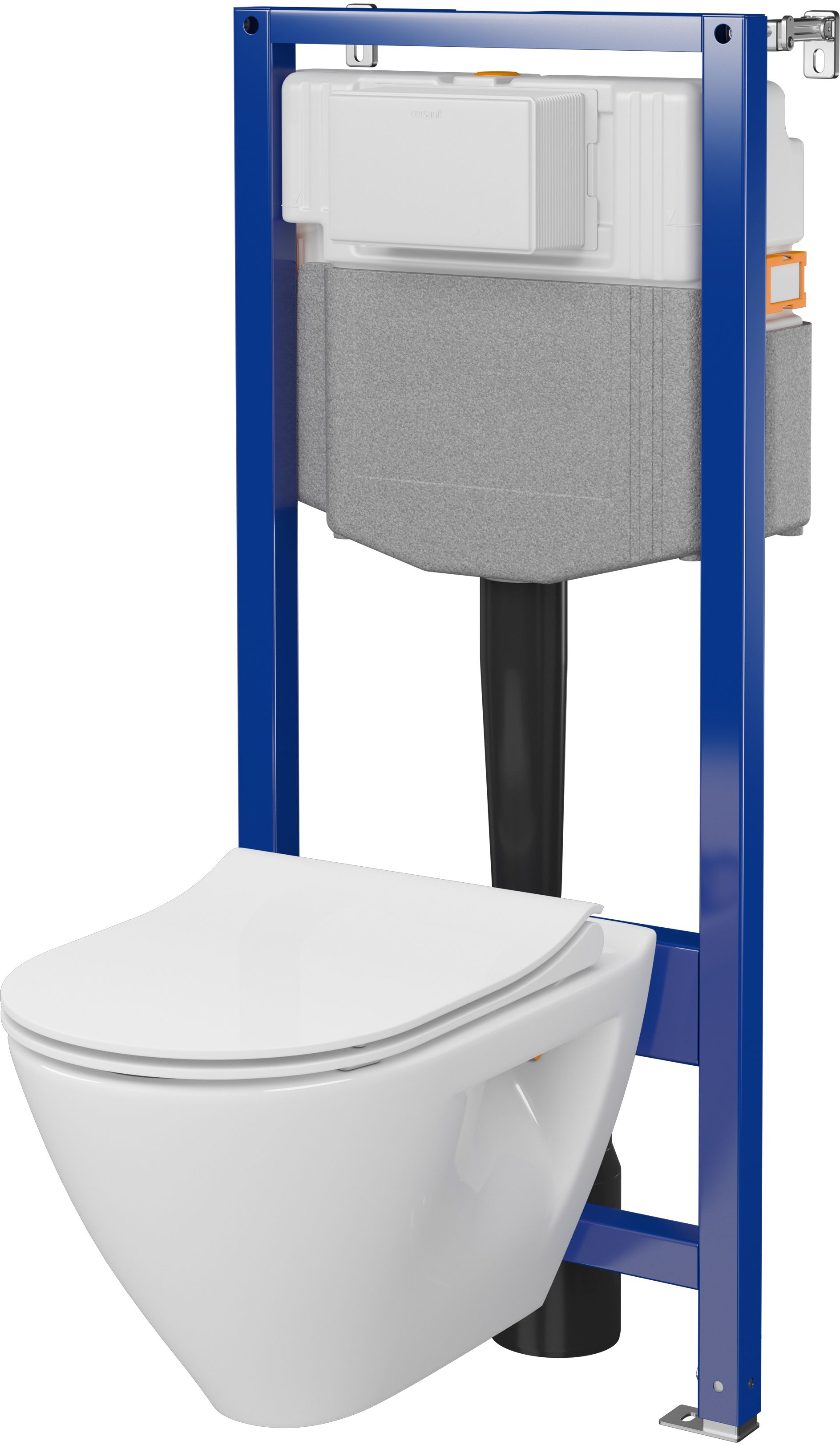 Cersanit Mille Plus wc készlet: keret + tál + S701-813