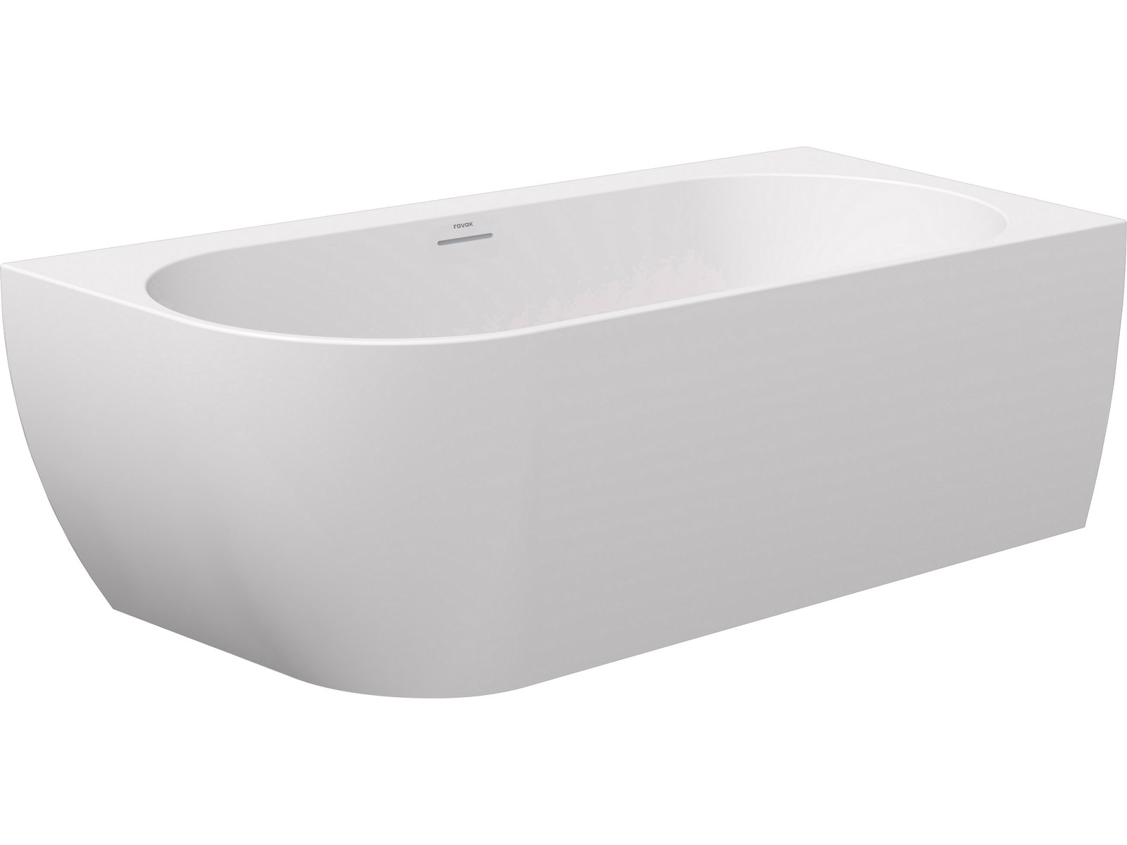 Ravak Freedom Corner sarokkád 170x80 cm ovális fehér XC00100040