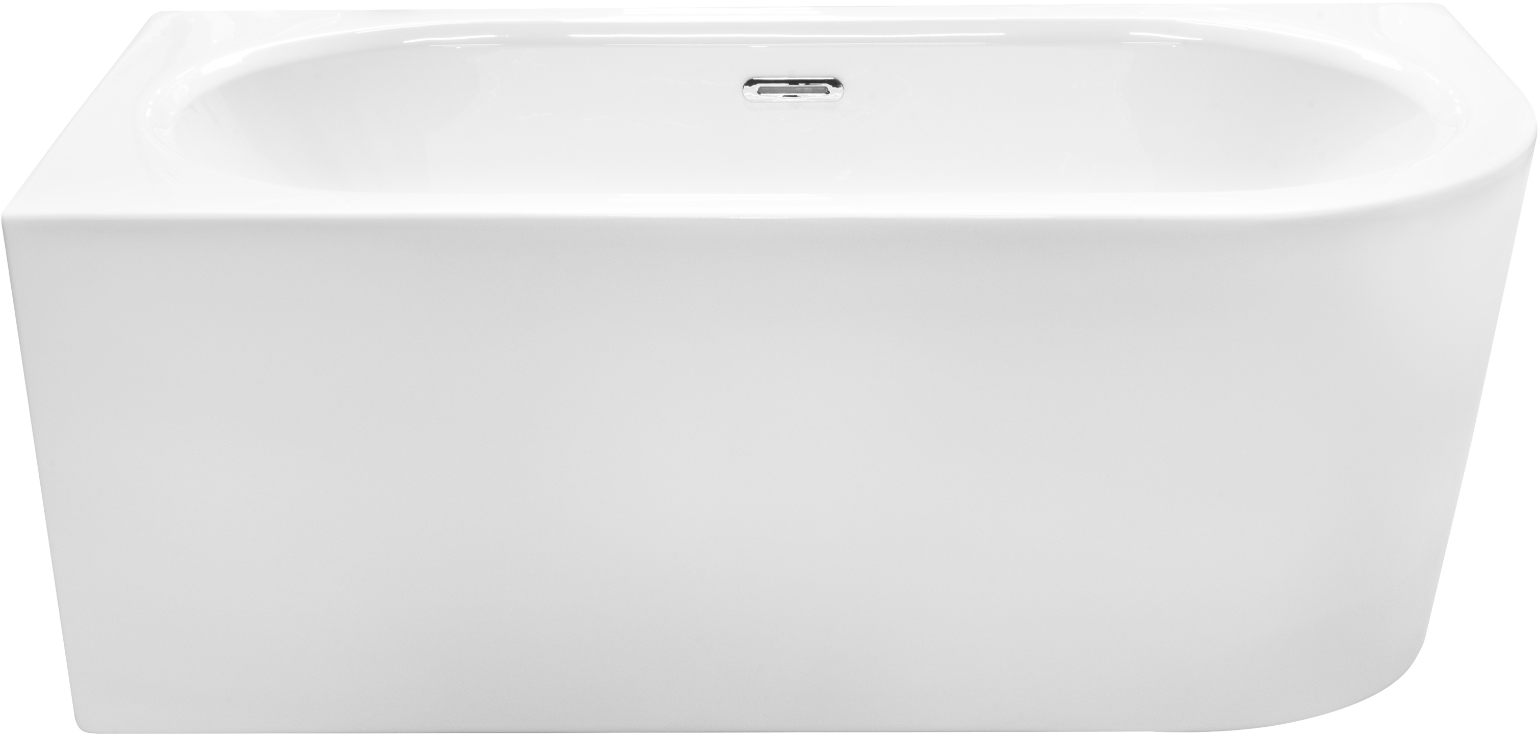 Besco Avita A-Line fal mellé szerelhető fűrdőkád 150x75 cm négyszögletes fehér #WAA-150ALZS