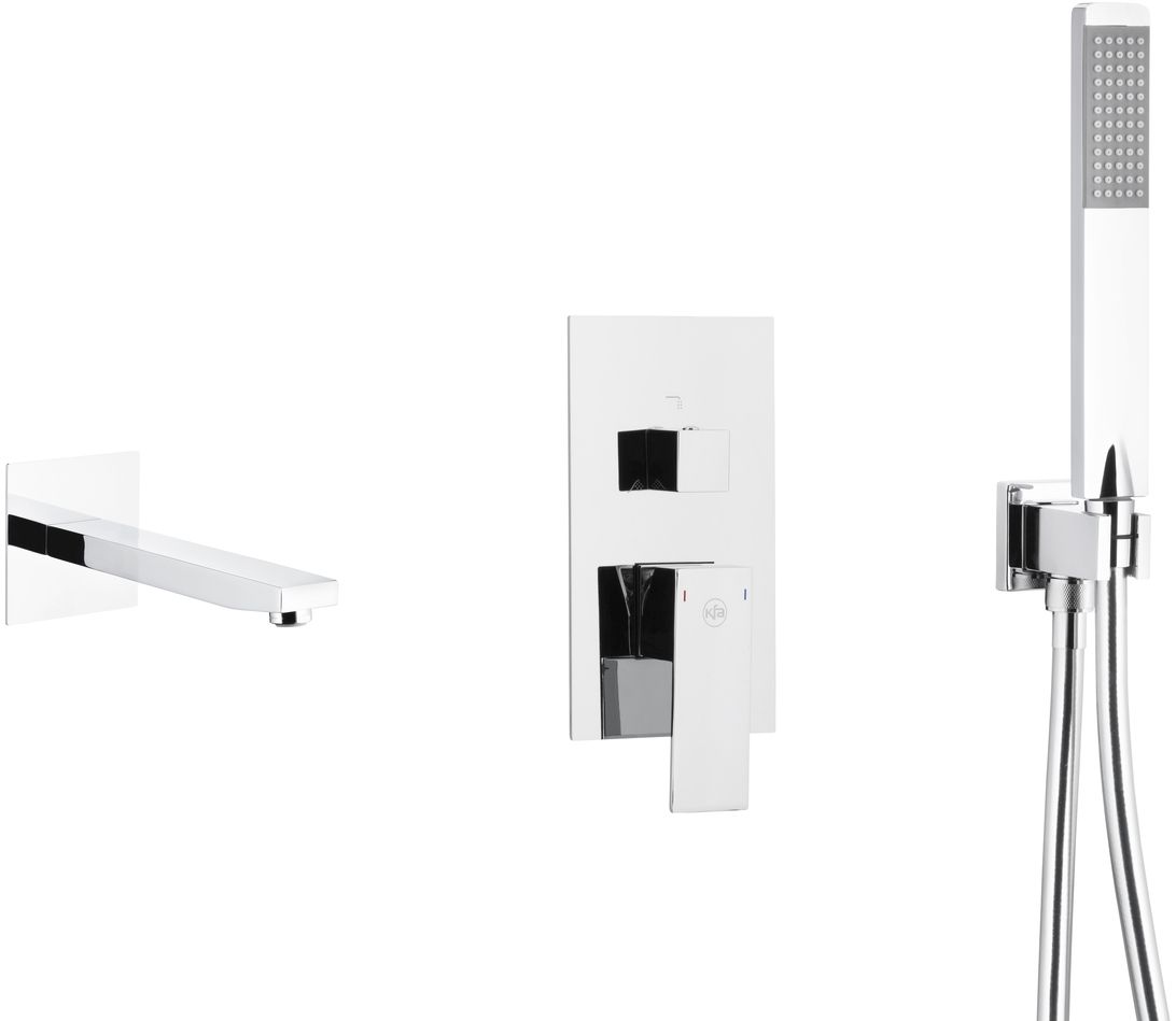 KFA Armatura Logon kád és zuhany szett beépített króm 5139-401-00
