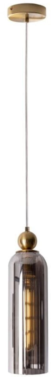 MaxLight Campanila függőlámpa 1x40 W sárgaréz-füst színű P0511