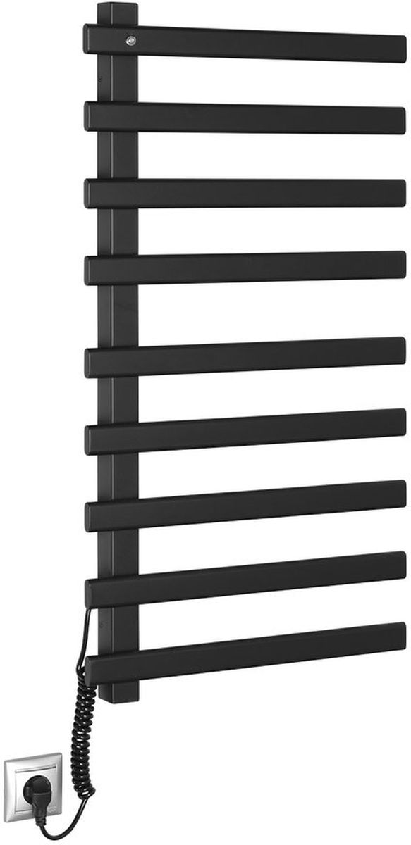 Sapho Elcor elektromos fűtés 92x48 cm fekete EB460