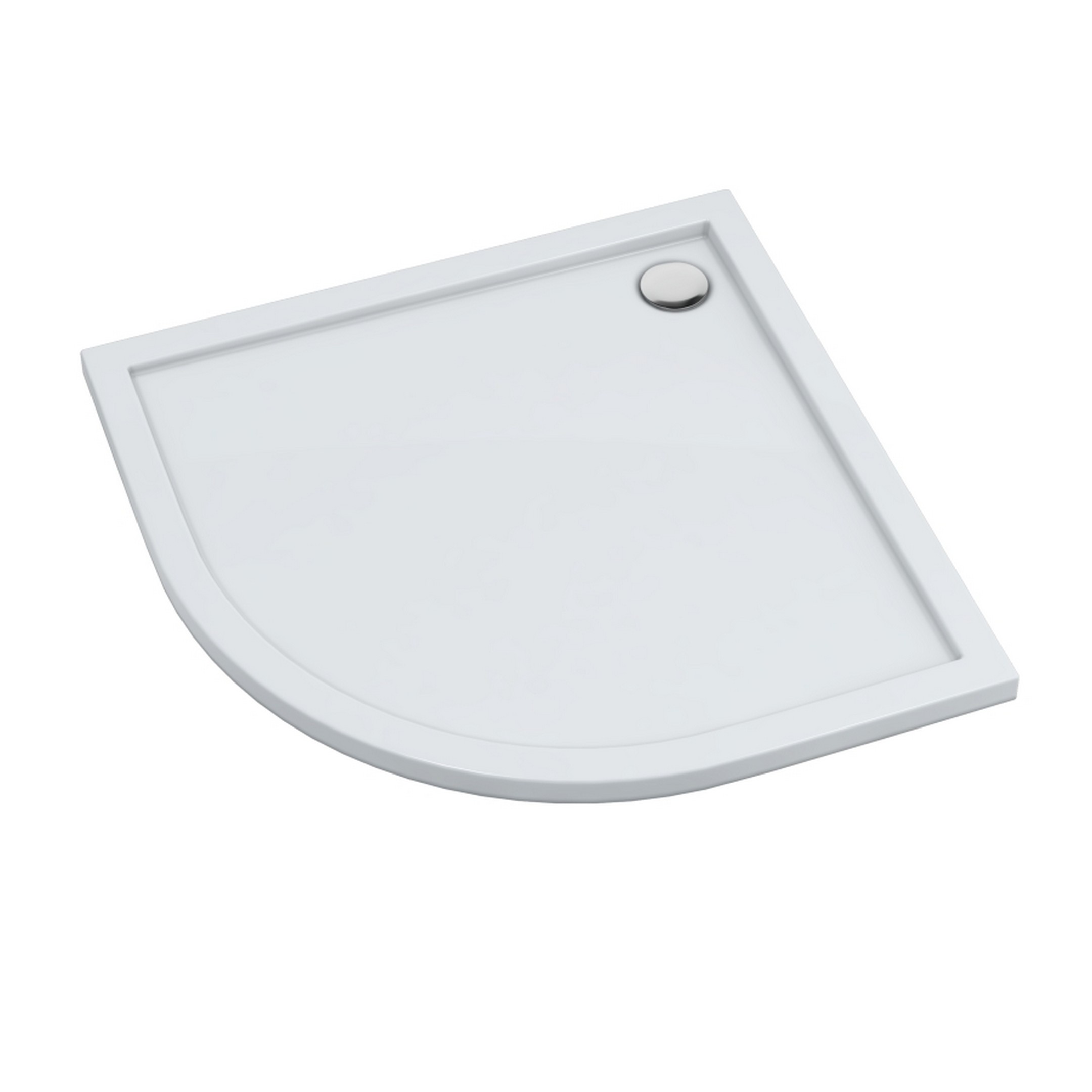 Schedline Sharper félkör alakú zuhanytálca 80x80 cm fehér 3S.S1O-8080