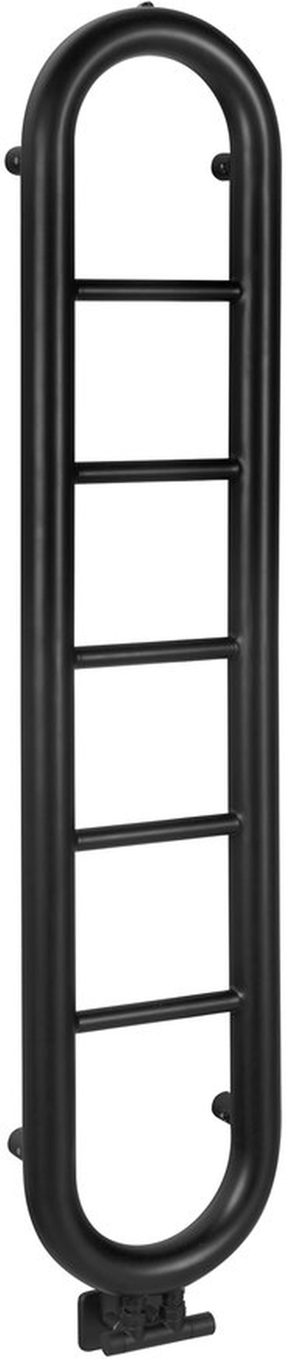 Sapho Horizon fürdőszoba radiátor dekoratív 150x33 cm fekete IR195