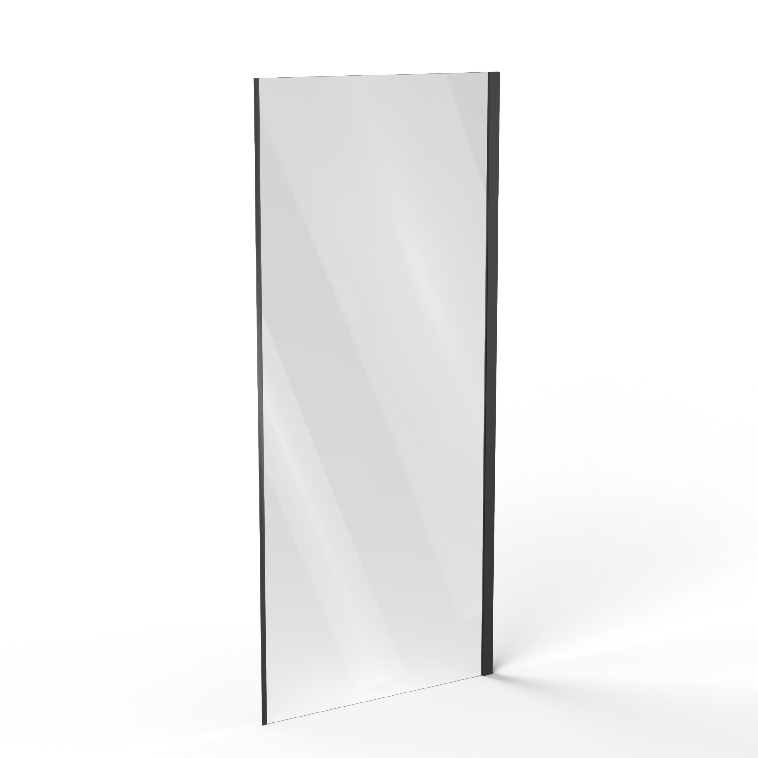 Ravak Cool! zuhanyfal 90 cm fekete matt/átlátszó üveg X9VV70300Z1