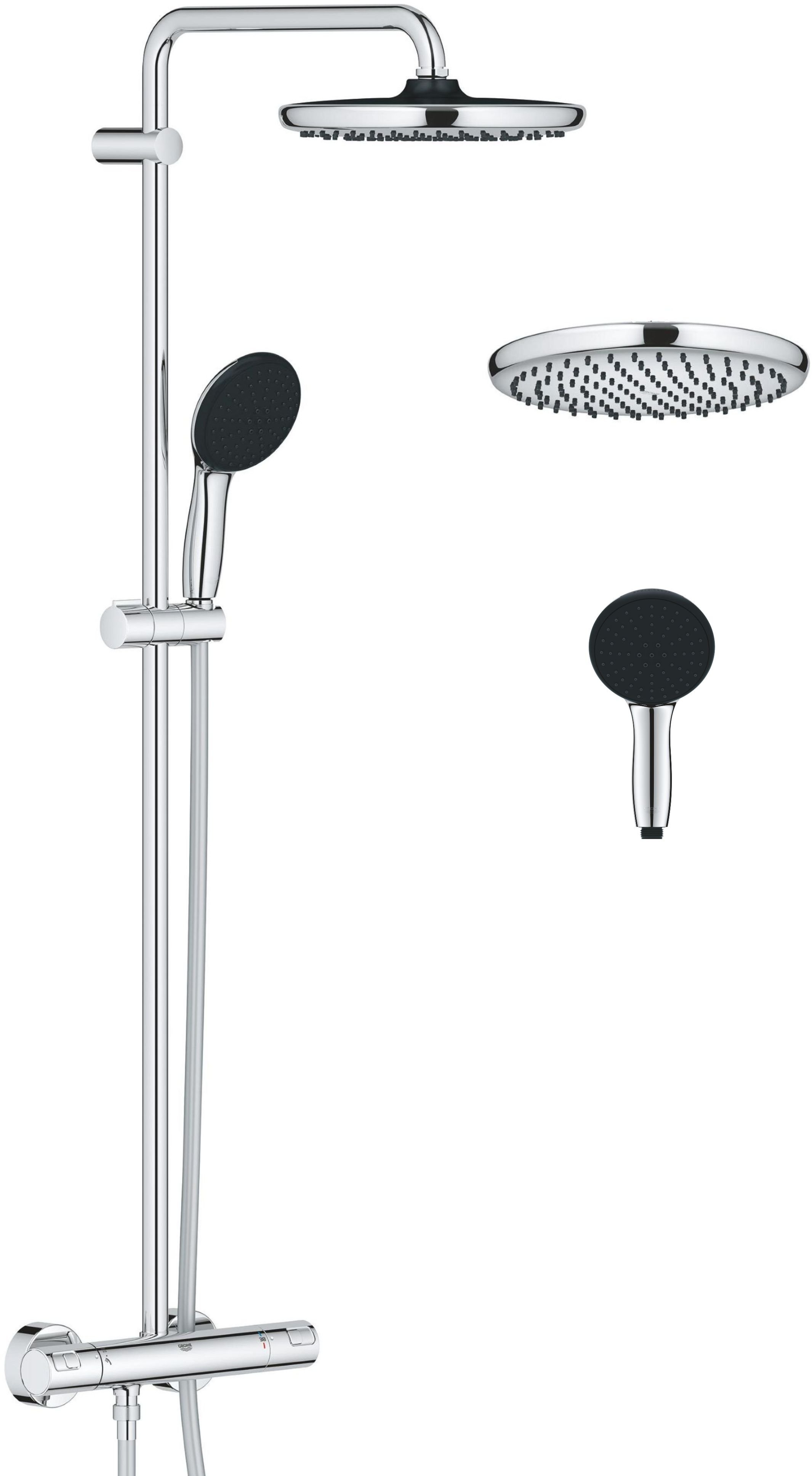 Grohe Vitalio Start System zuhany készlet fal termosztáttal Igen króm 26677001