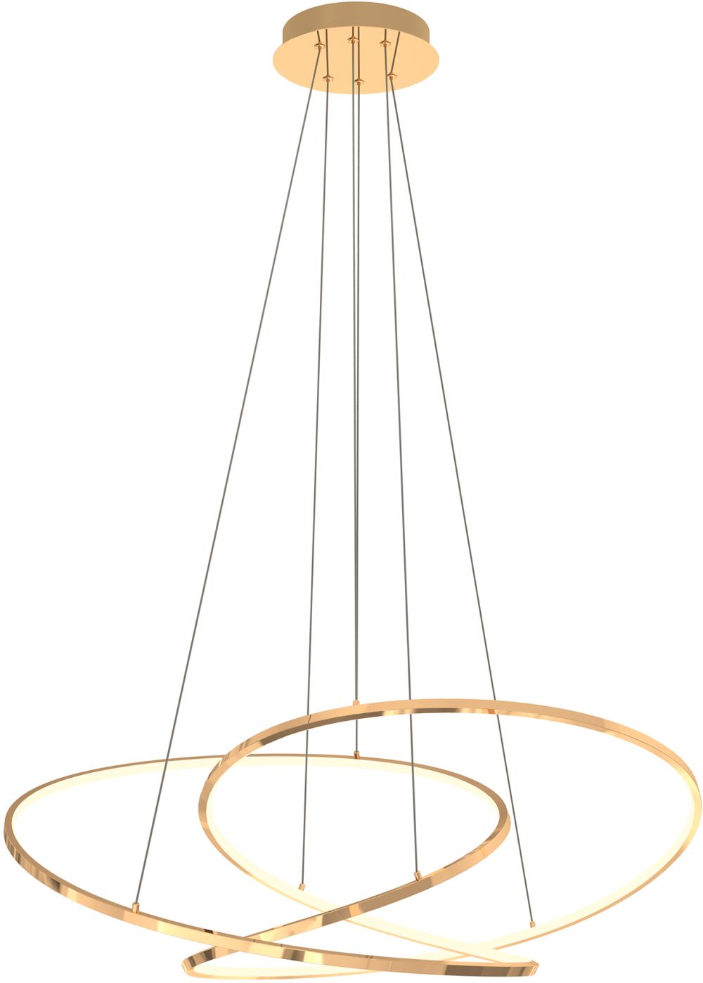 Zuma Line Cholet függőlámpa 1x56 W arany MD7360-1A-3GT