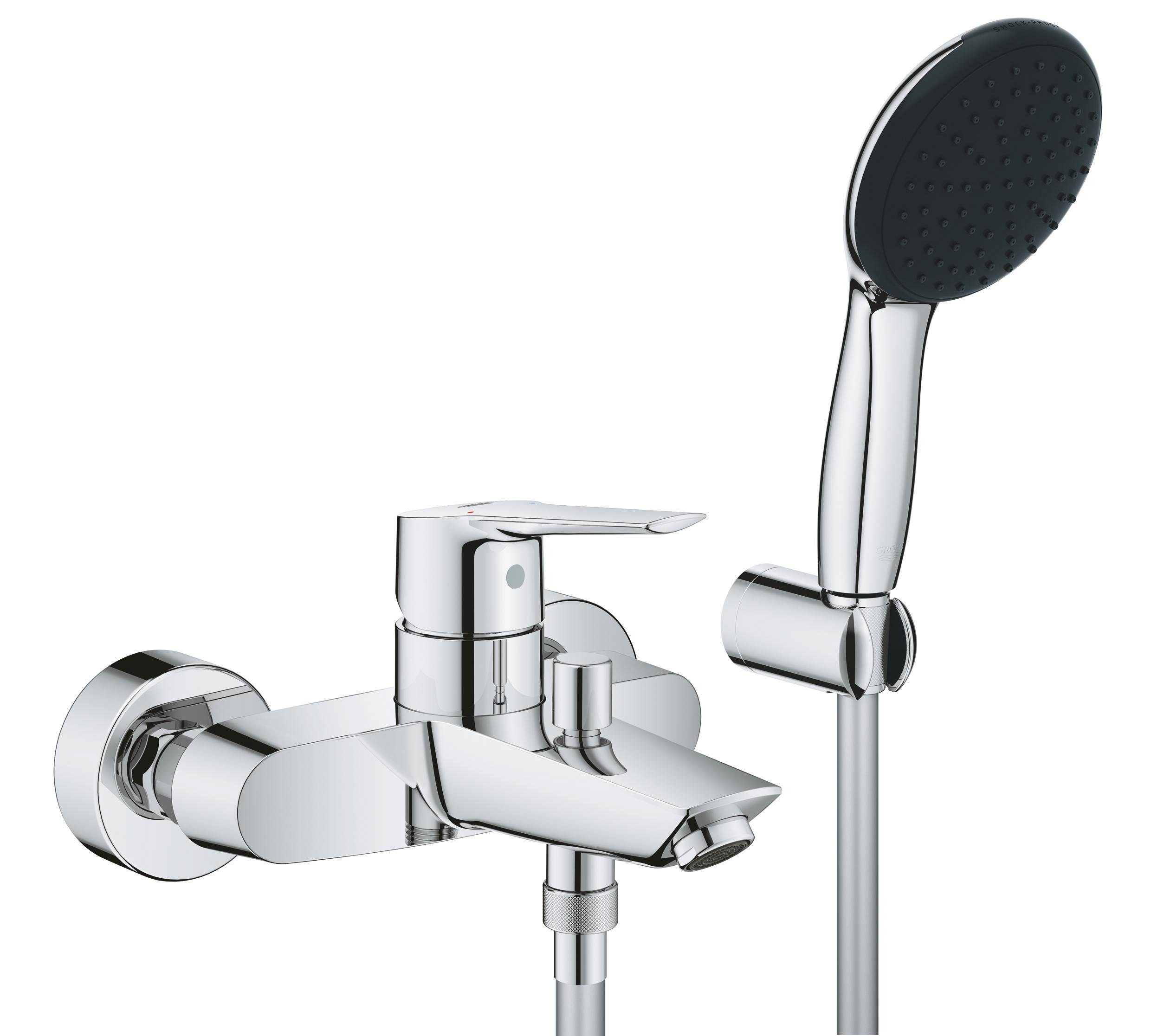 Grohe Start kád és zuhany csaptelep fali StarLight Chrome 25283002