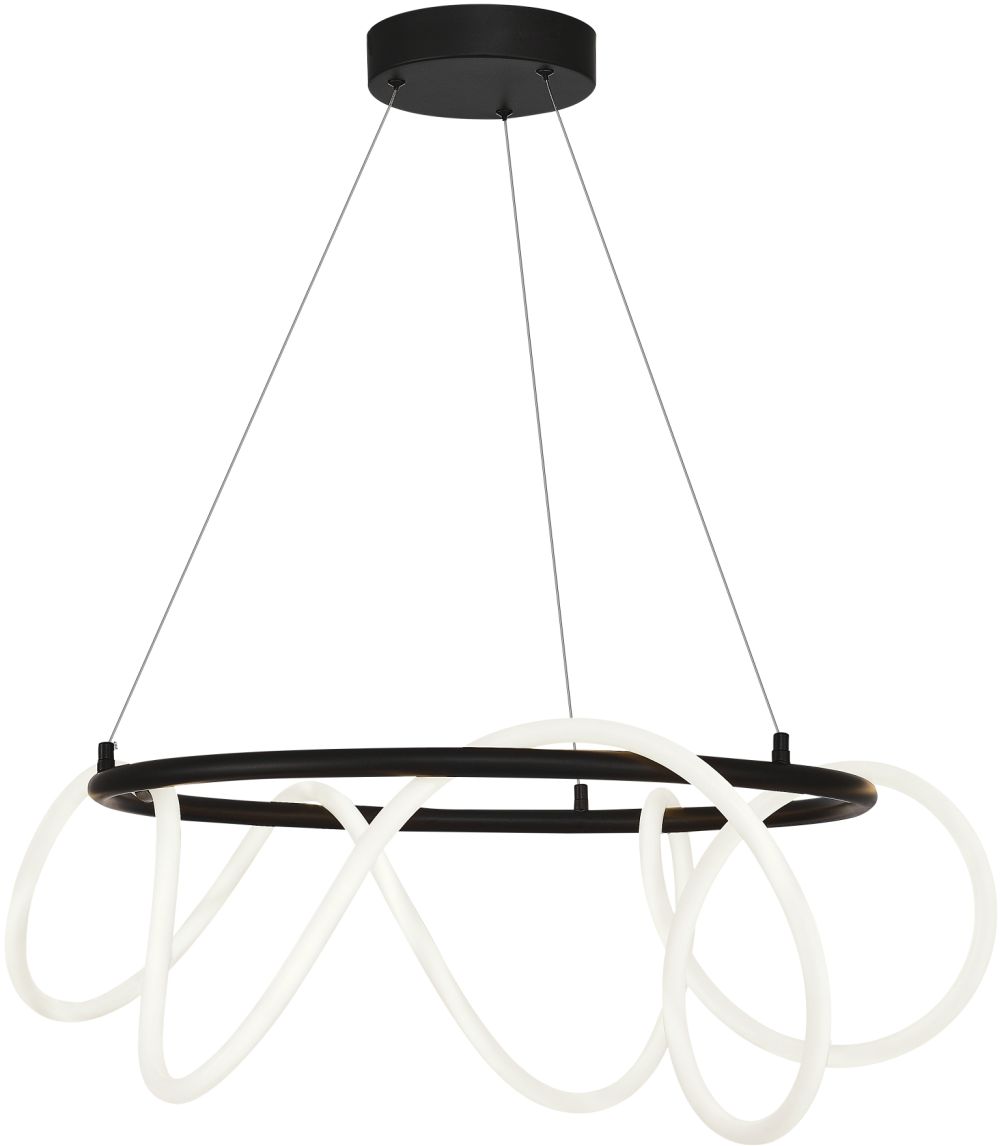 Zuma Line Balbo függőlámpa 1x58 W fekete 20006PL-BK