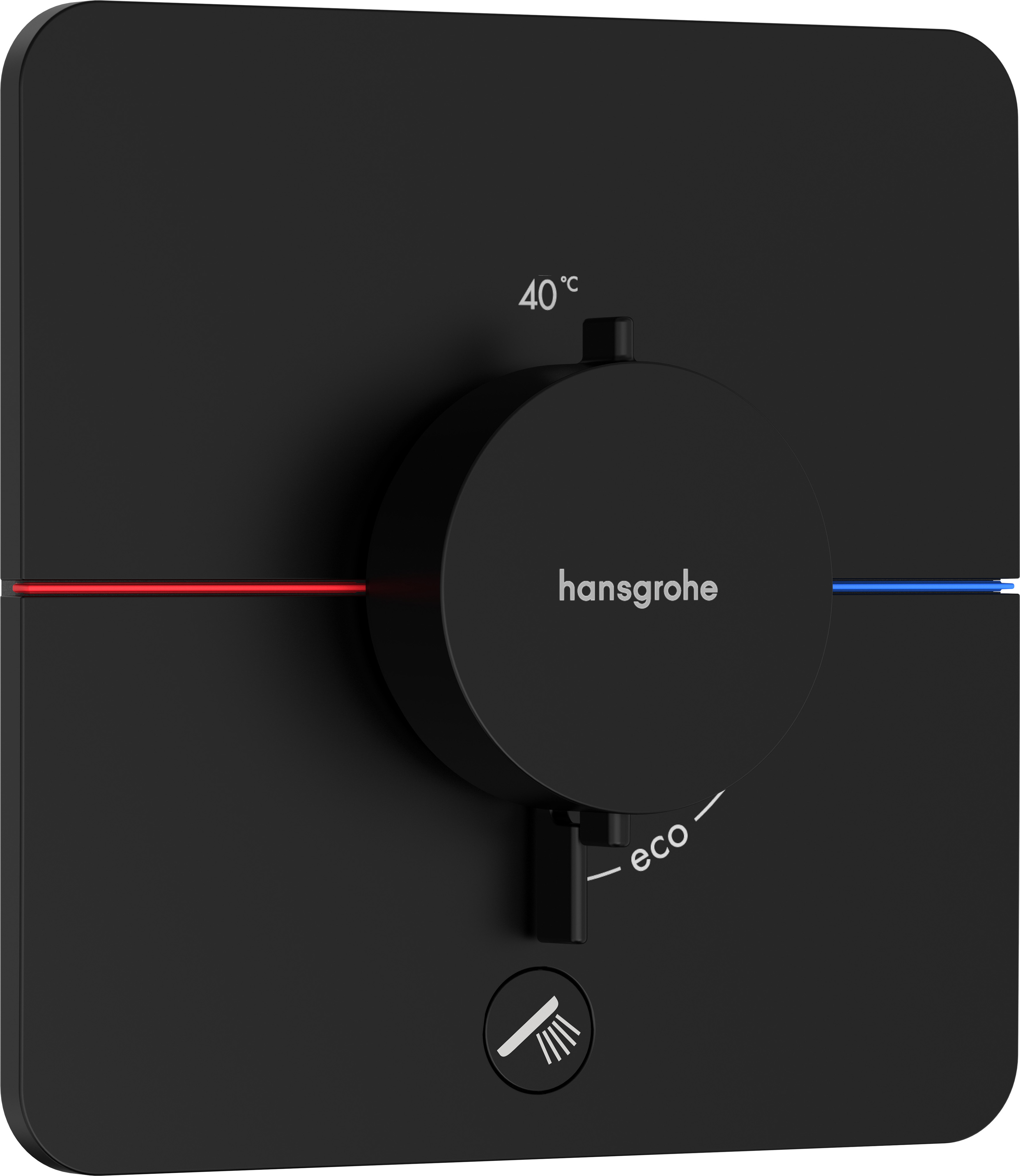 Hansgrohe ShowerSelect Comfort Q zuhanycsaptelep süllyesztett z termosztáttal fekete 15589670