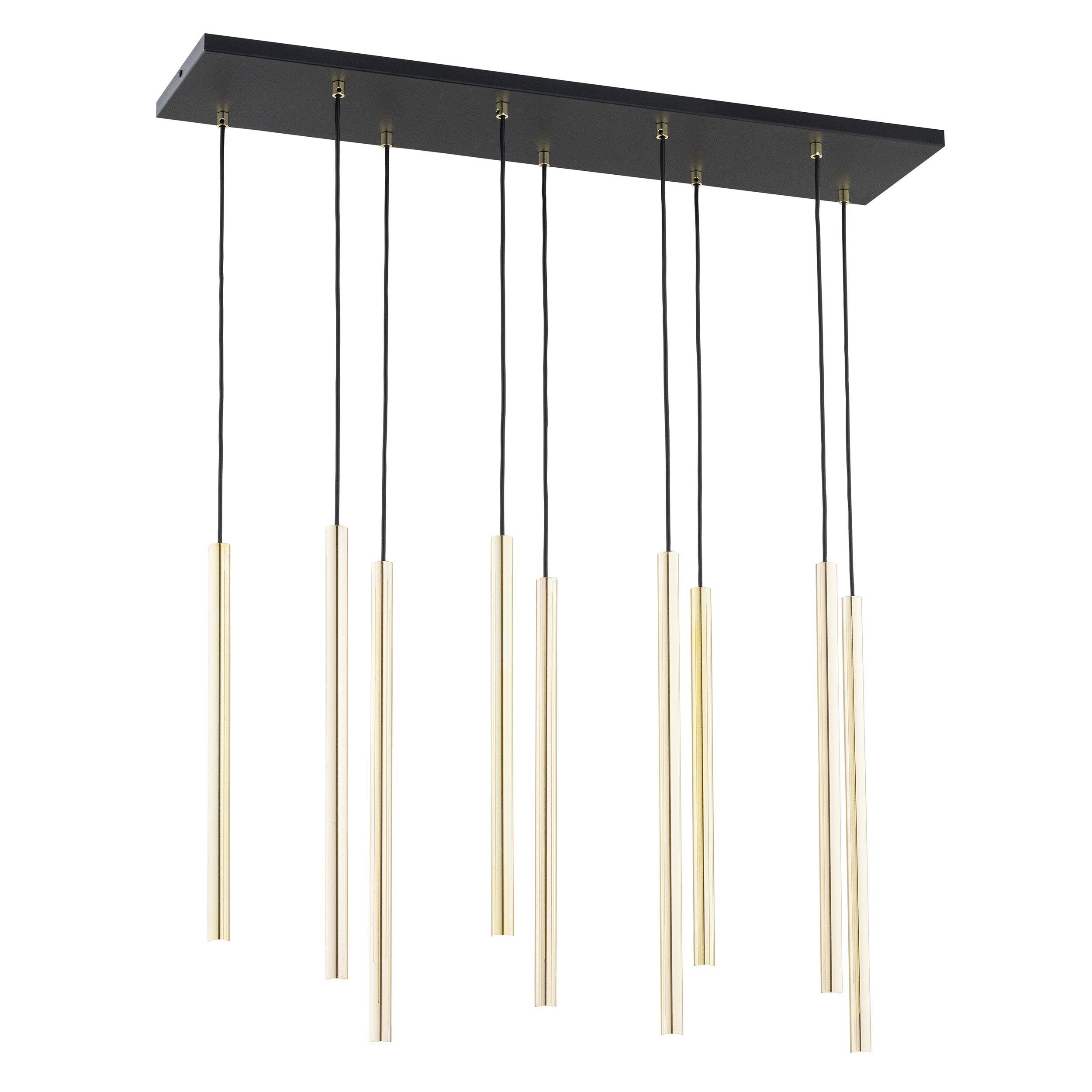 Emibig Selter Gold függőlámpa x8 W fekete-arany 1332/9