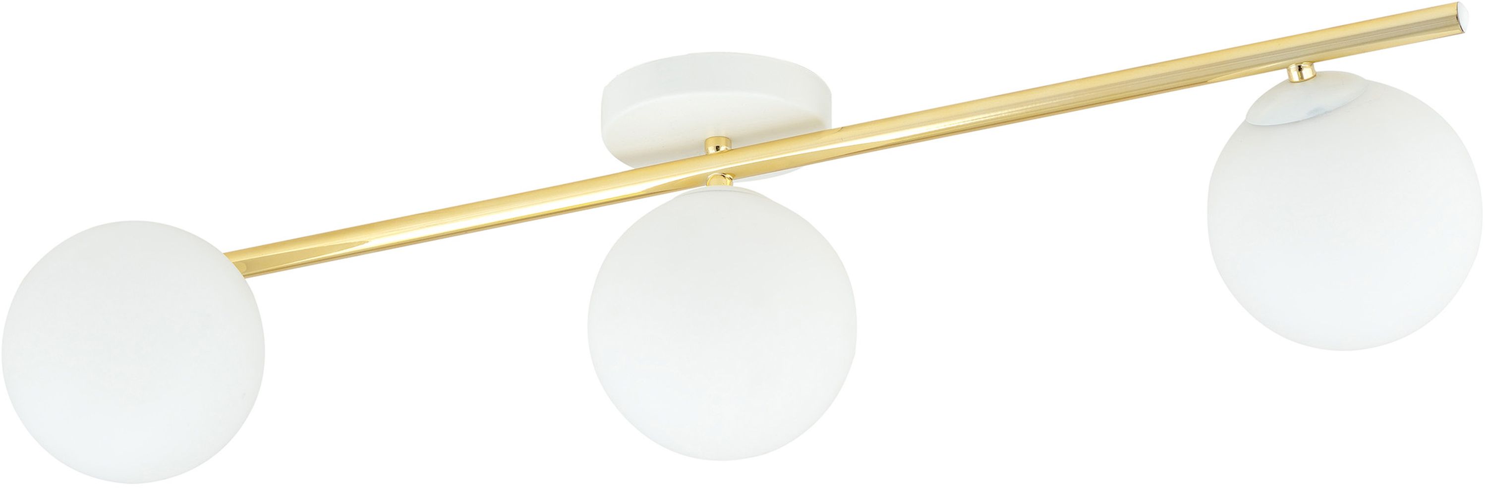 Emibig Splendi mennyezeti lámpa 3x10 W fehér-arany-opál 1249/3