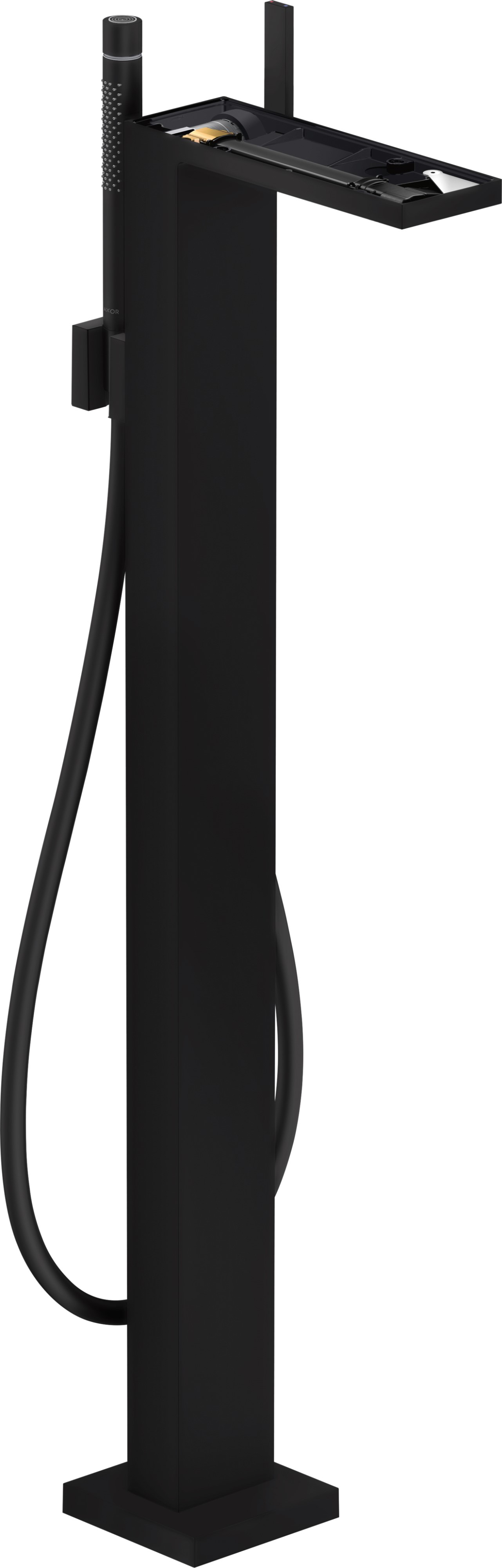 Axor MyEdition kád és zuhany csaptelep térben álló fekete 47442670