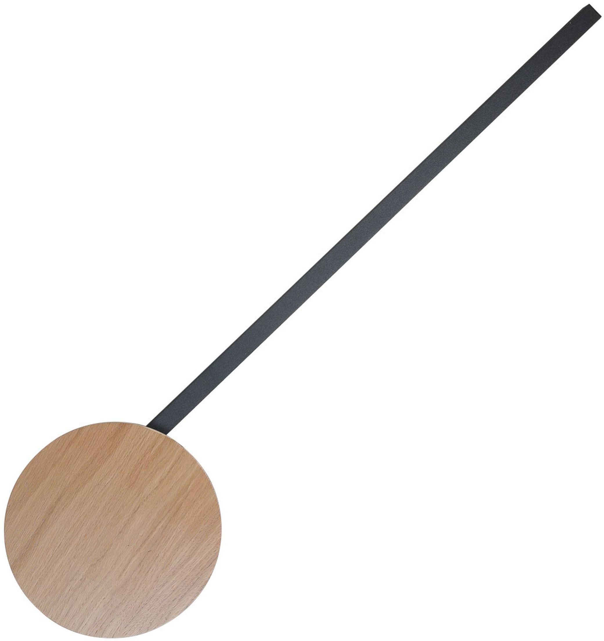 TK Lighting Java oldalfali lámpa 1x24 W fekete-fa 1437