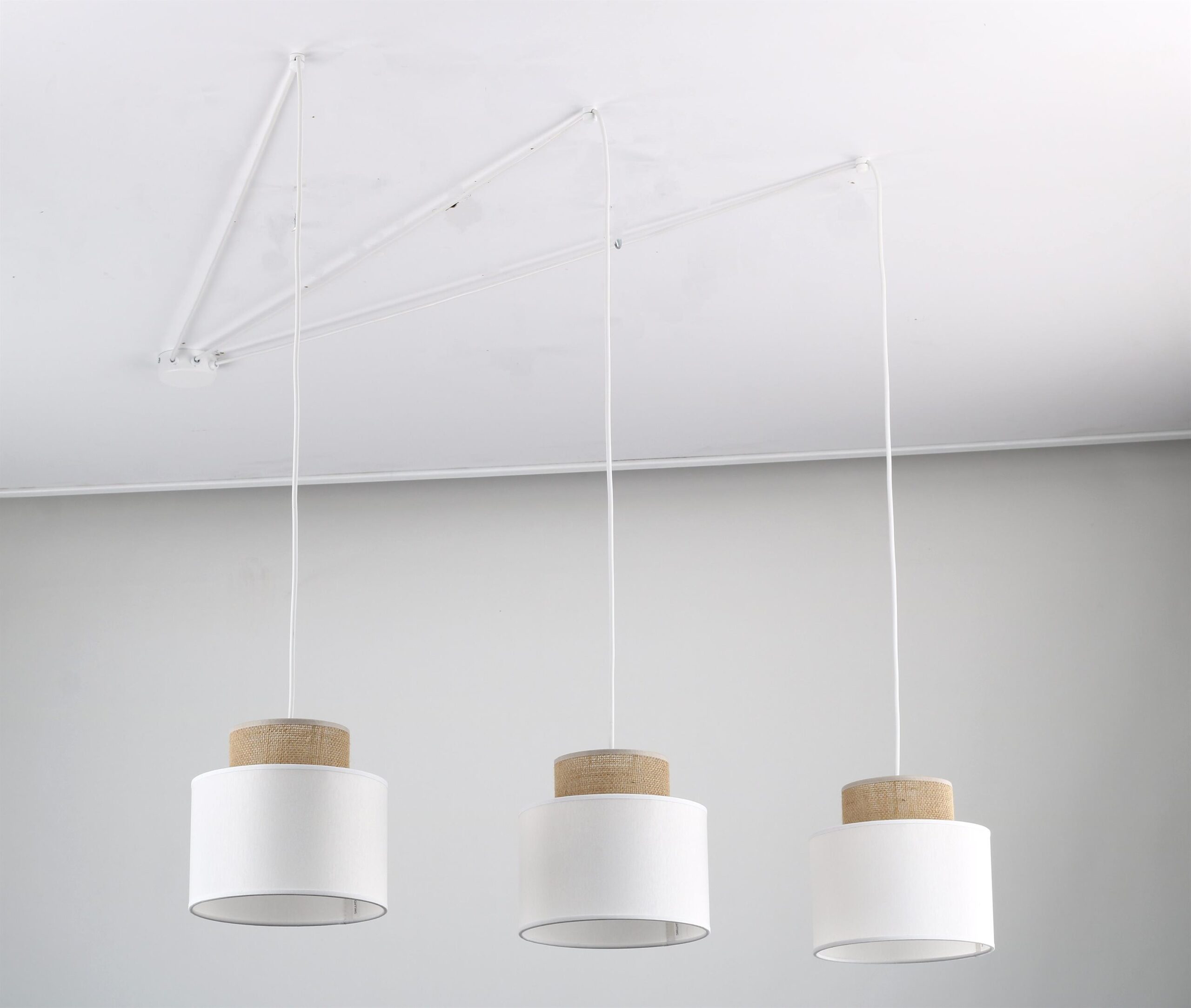 TK Lighting Duo függőlámpa 3x15 W fehér 2345