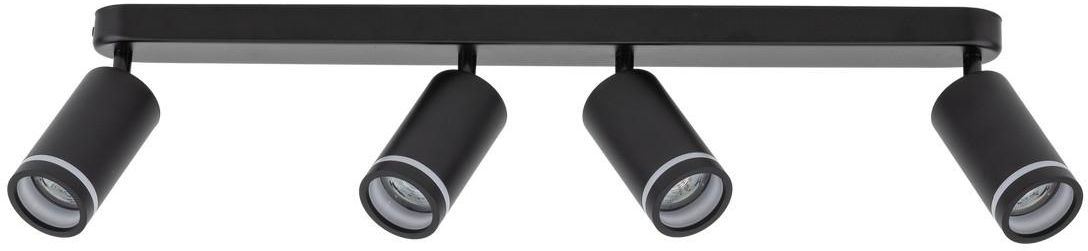 TK Lighting Jet mennyezeti lámpa 4x10 W fekete 6916
