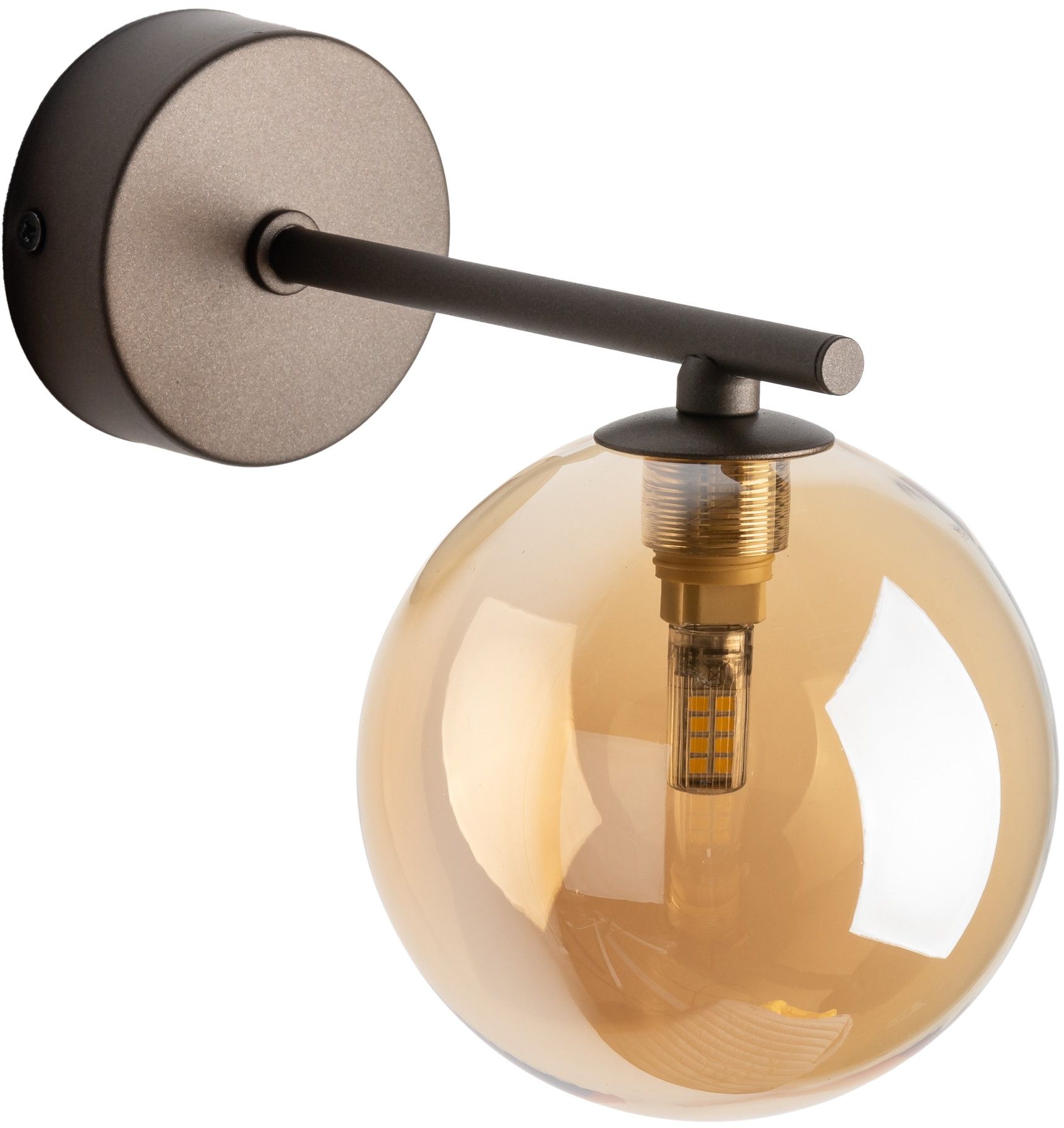 TK Lighting Esme oldalfali lámpa 1x6 W barna 4527