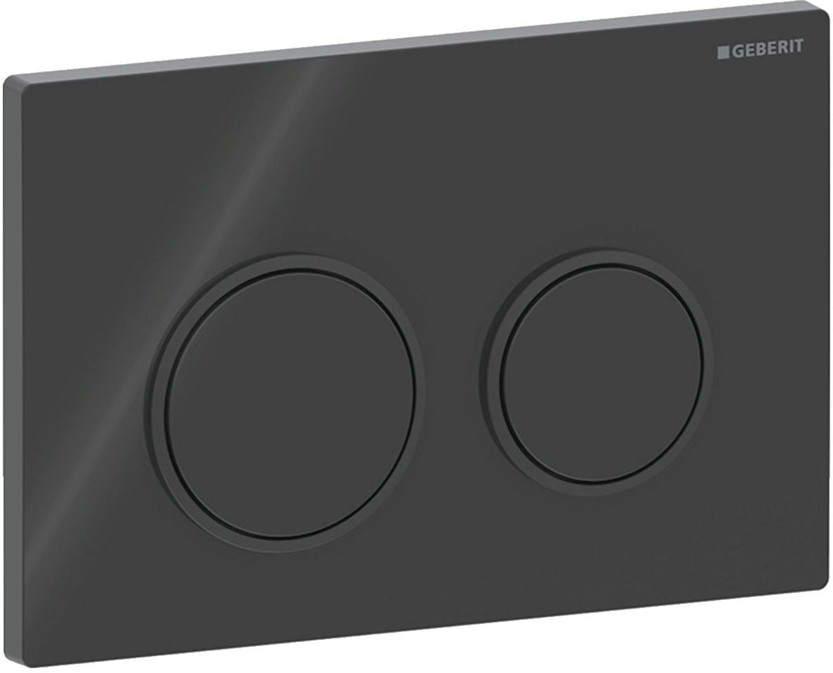 Geberit Omega20 öblítő gomb WC-hez fekete 115.085.DW.1