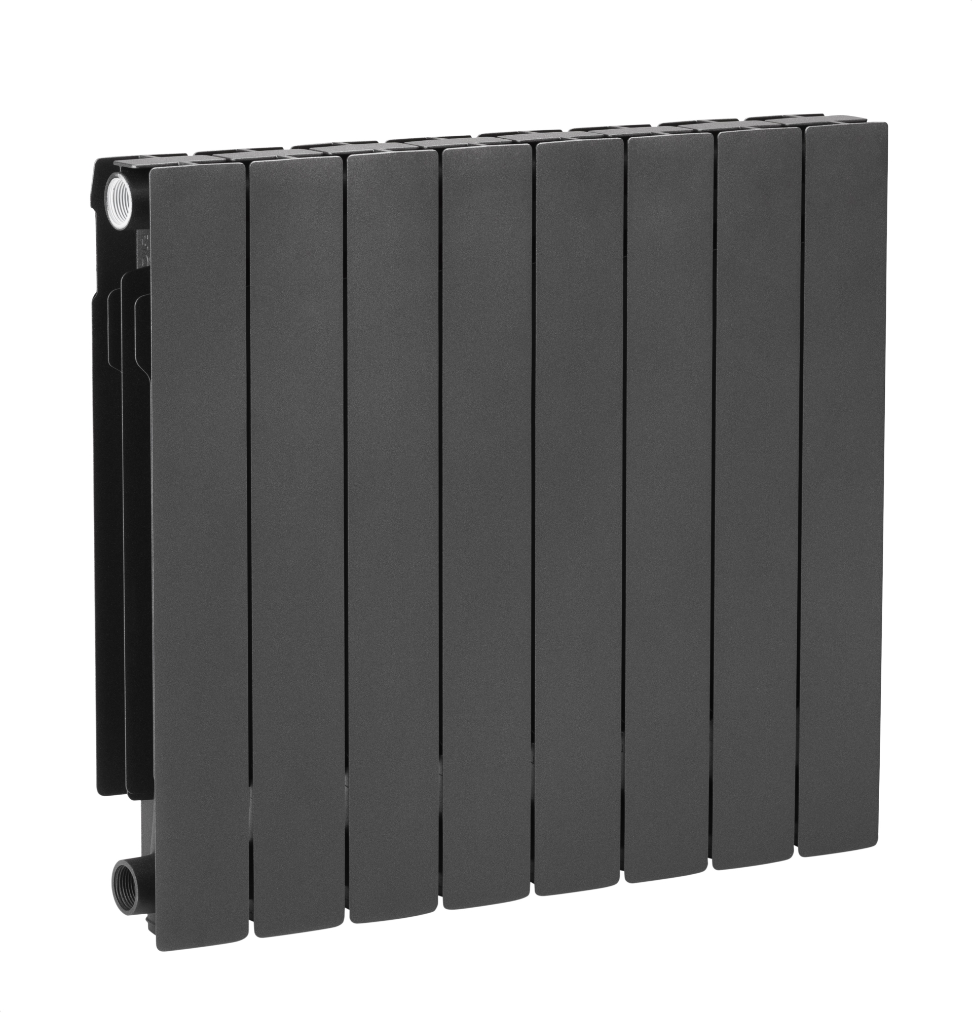 KFA Armatura ADR szobai radiátor 67.2x64.4 cm podłączenie oldalsó grafit 764-080-61