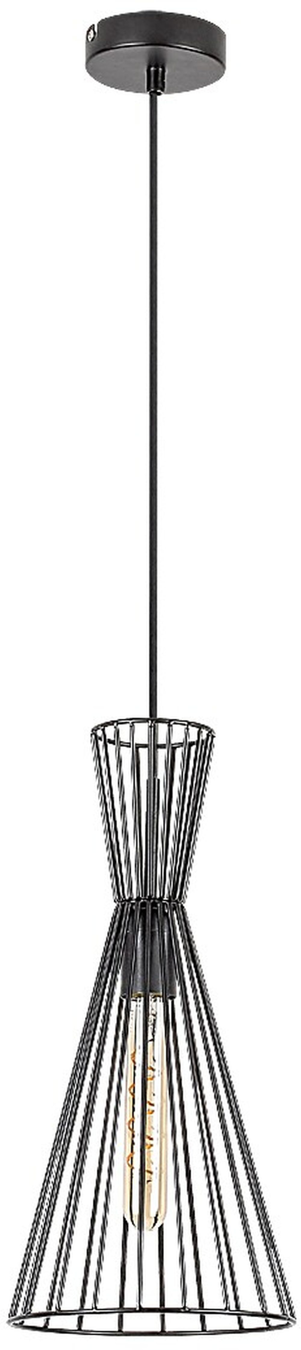 Rabalux Leandros függőlámpa 1x60 W fekete 72005