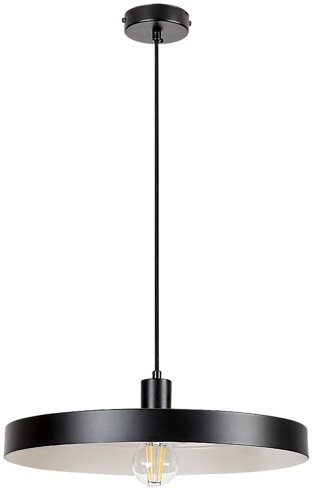 Rabalux Alatar függőlámpa 1x40 W fekete 72017