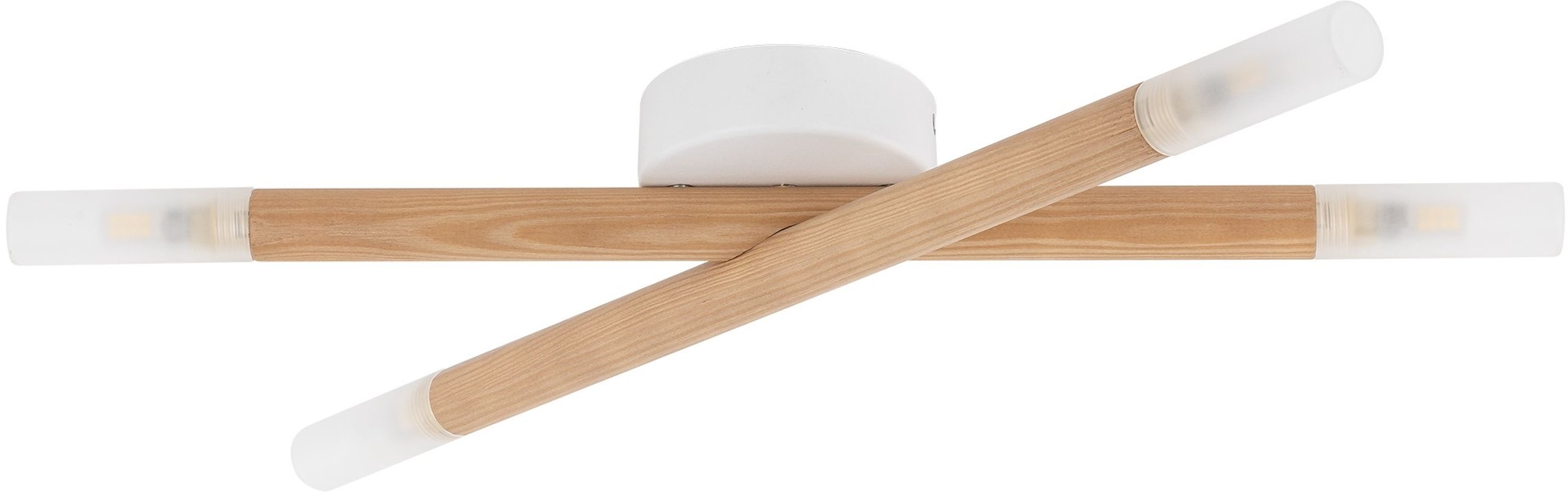 TK Lighting Noble oldalfali lámpa 4x6 W fehér-fa 4524