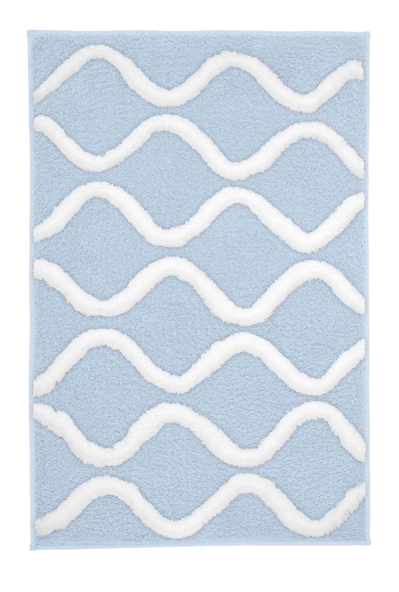 Kleine Wolke Piana fürdőszoba szőnyeg 120x70 cm négyszögletes kék 9180746225