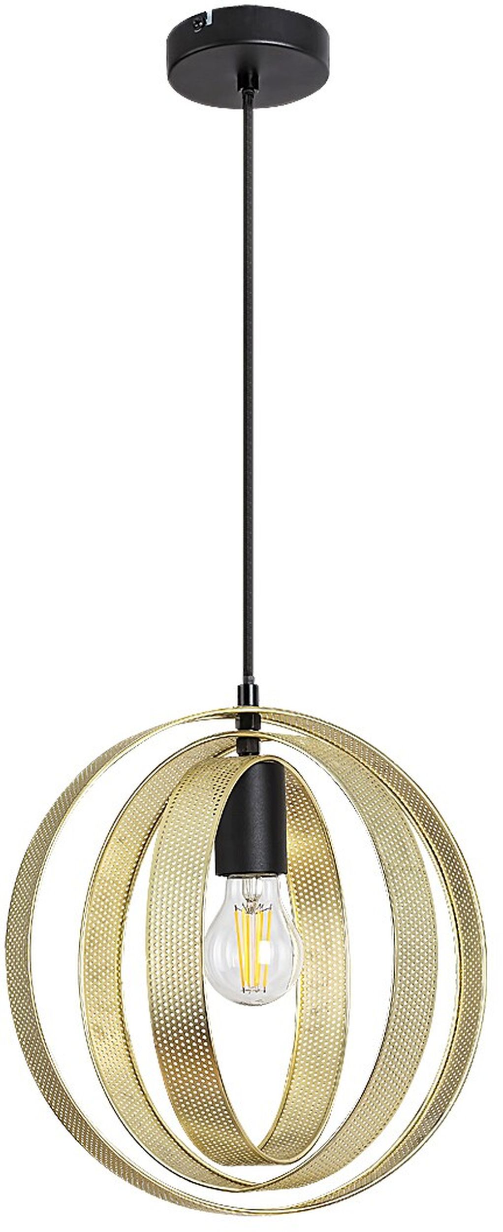 Rabalux Harlow függőlámpa 1x5 W fekete-arany 3607
