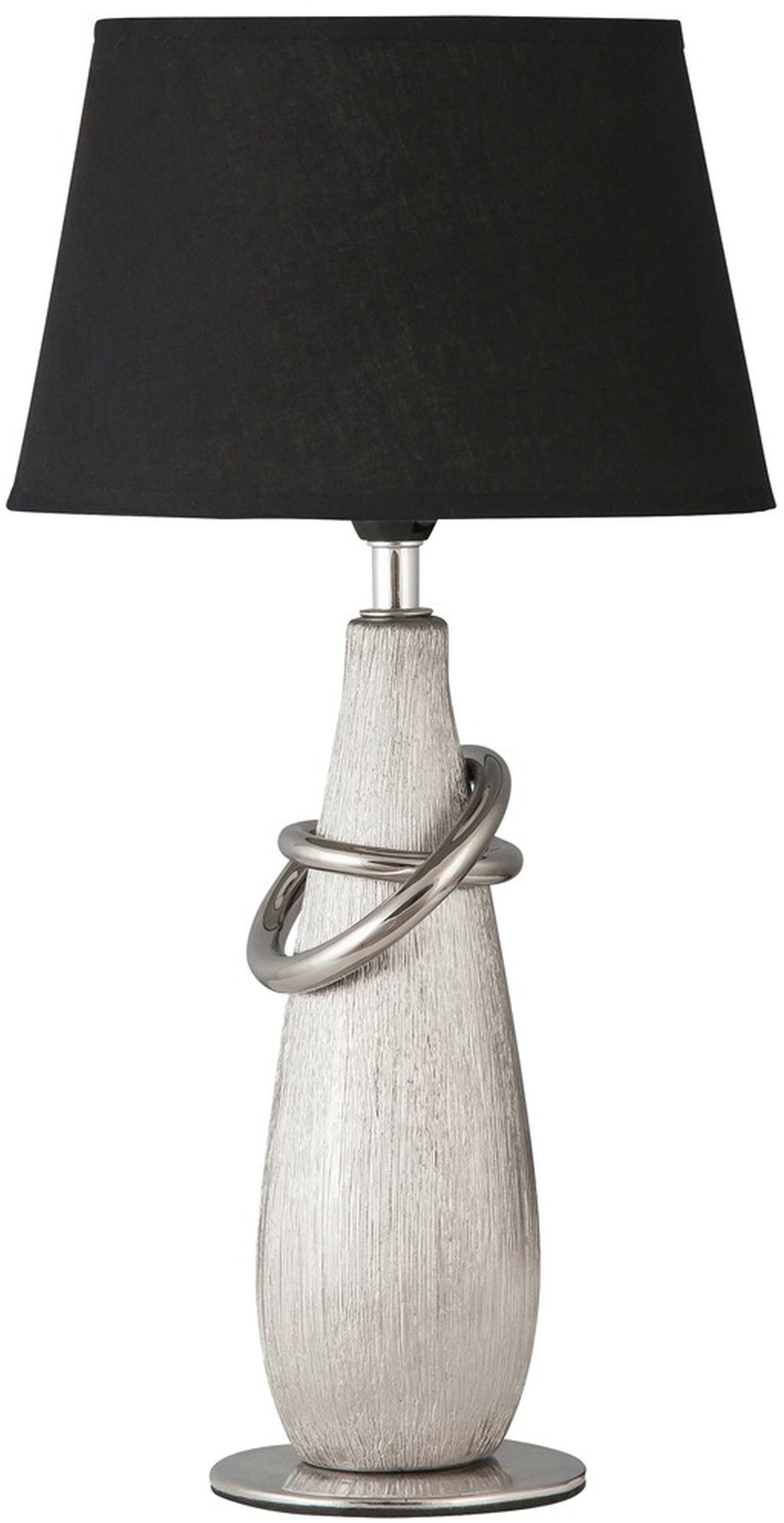 Rabalux Evelyn asztali lámpa 1x40 W fekete-ezüst 4372