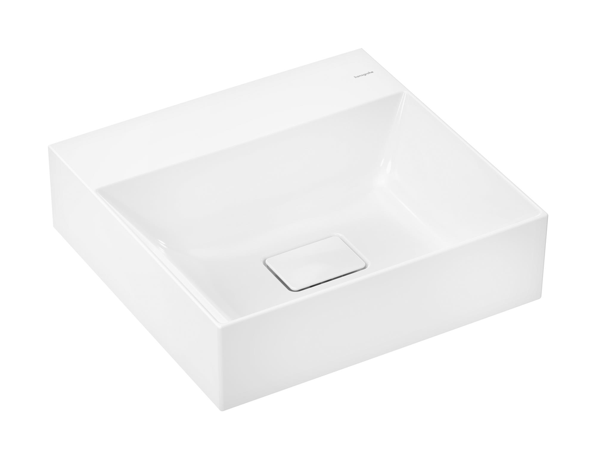 Hansgrohe Xevolos E mosdótál 50x48 cm négyszögletes klasszikus fehér 61089450