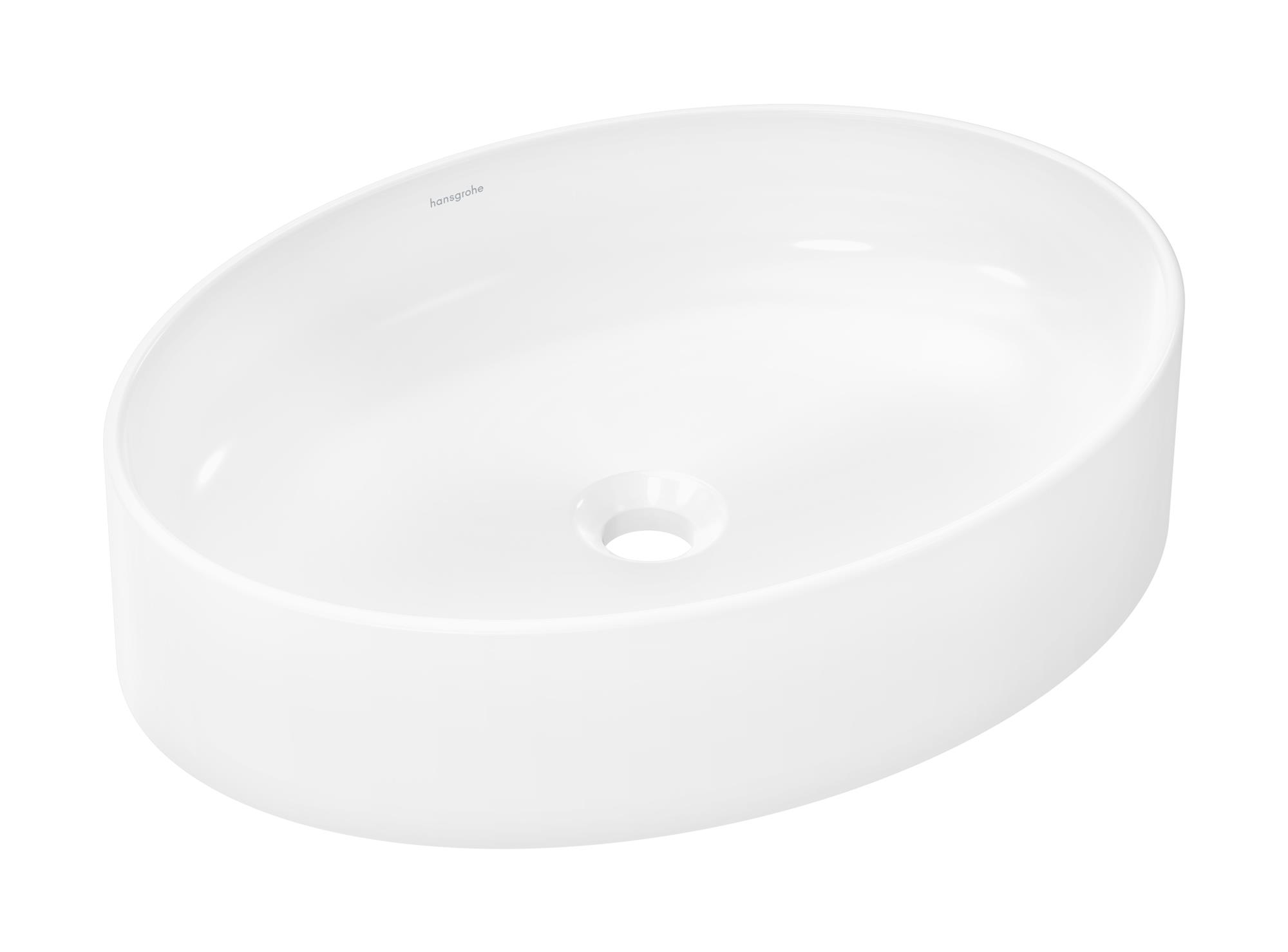 Hansgrohe Xuniva D mosdótál 55x40 cm ovális mosdótálak fehér 61072450