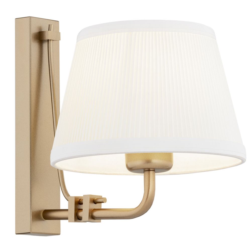 Argon Atrani oldalfali lámpa 1x15 W fehér-arany 8353