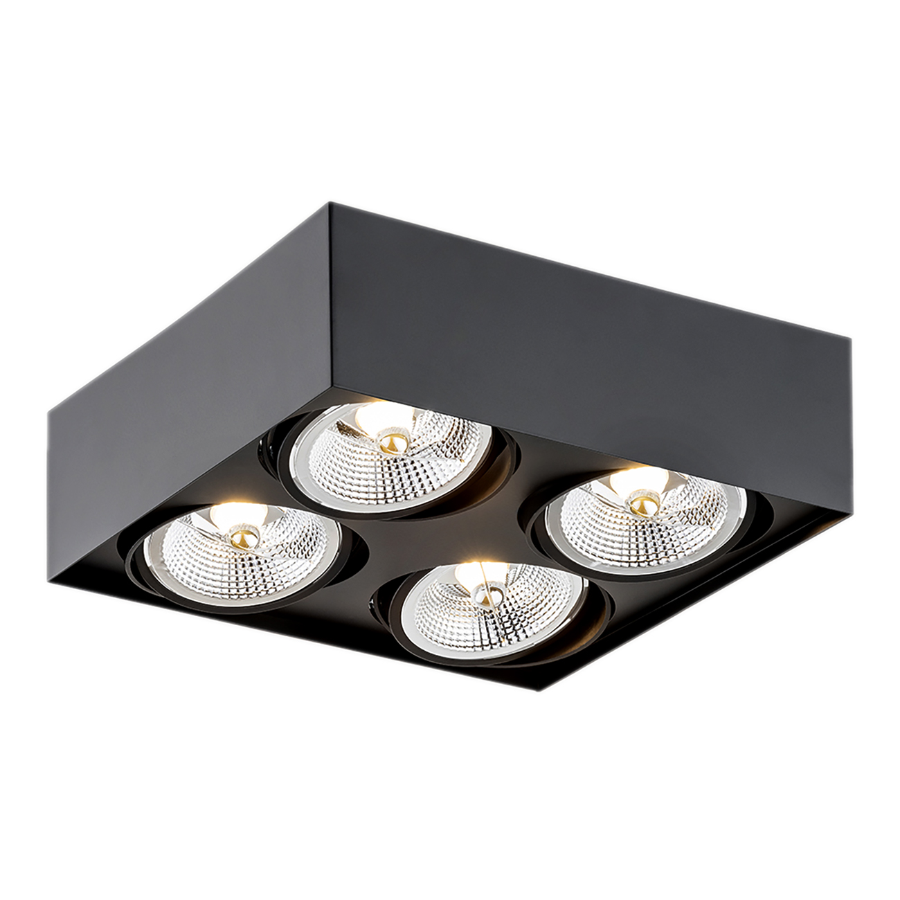 Argon Rodos Plus mennyezeti lámpa 4x12 W fekete 1745BZ