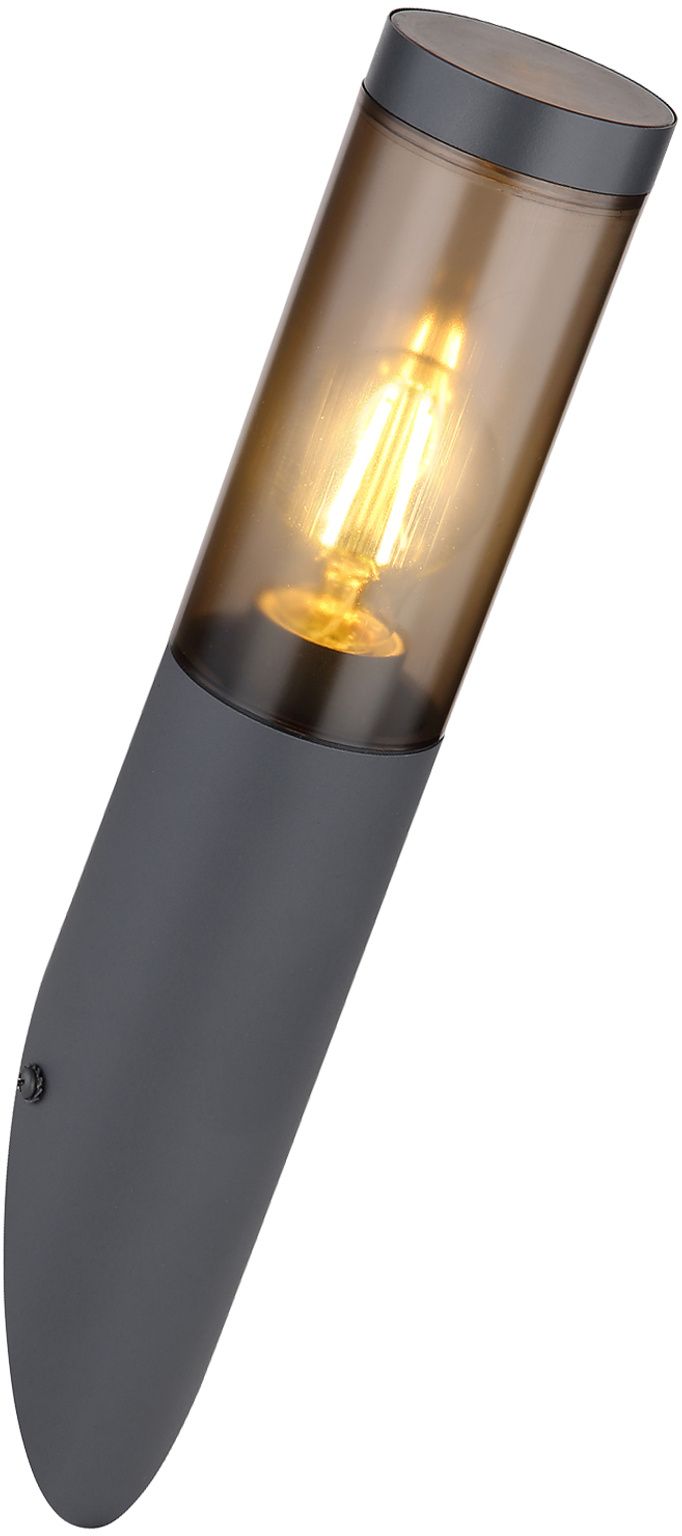 Globo Lighting Boston kültéri fali lámpa 1x15 W füst színű -antracit 3157SA