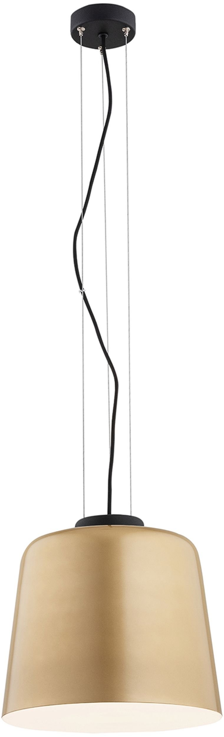 Argon Berkley függőlámpa 1x15 W fehér-fekete-arany 4690