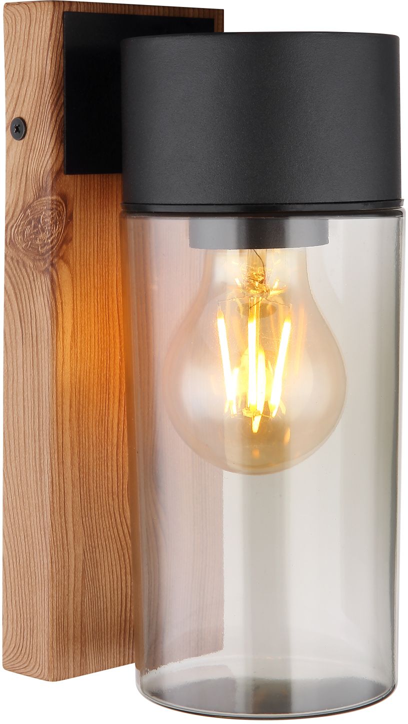 Globo Lighting Etsi kültéri fali lámpa 1x40 W fekete-füst színű -fa 31975