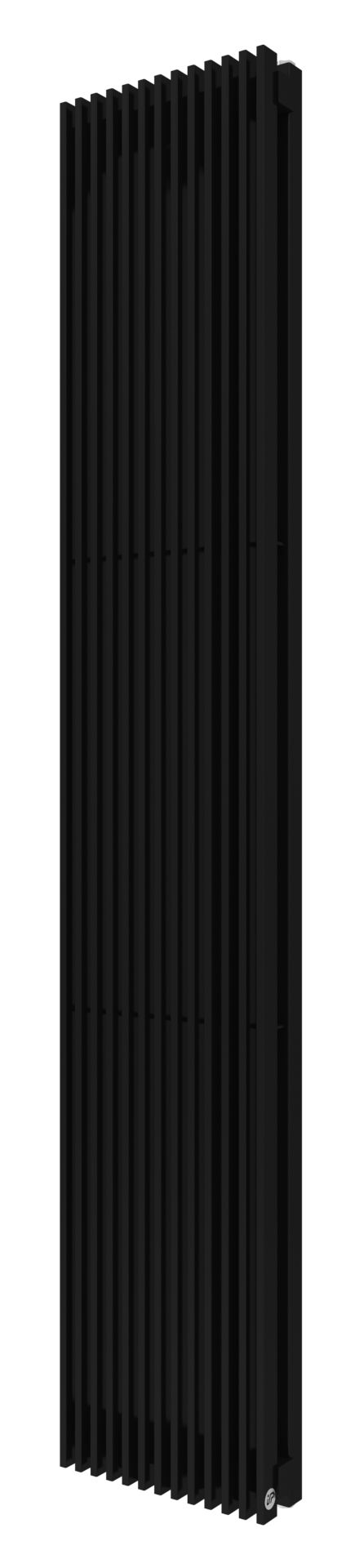 Instal Projekt Afro New 2 szobai radiátor 120x28.8 cm podłączenie alsó fekete AFRN2-120/13C31