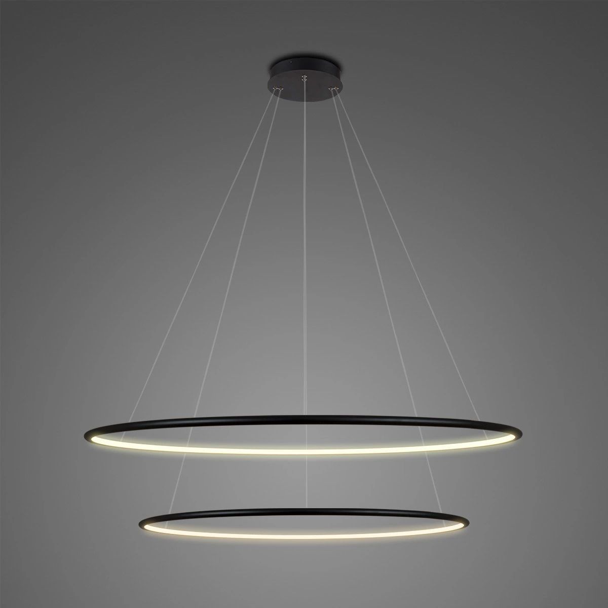 Altavola Design Ledowe Okręgi függőlámpa 2x53 W fekete LA074/P_80_in_4k_black_dimm