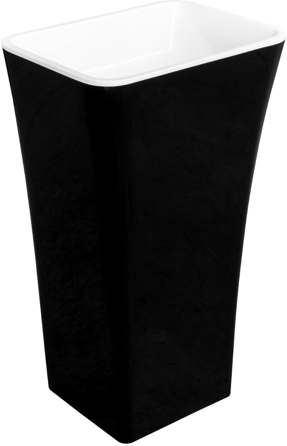 Besco Assos Black & White mosdótál 50x40 cm térben álló fehér-fekete #UMMC-A-WO
