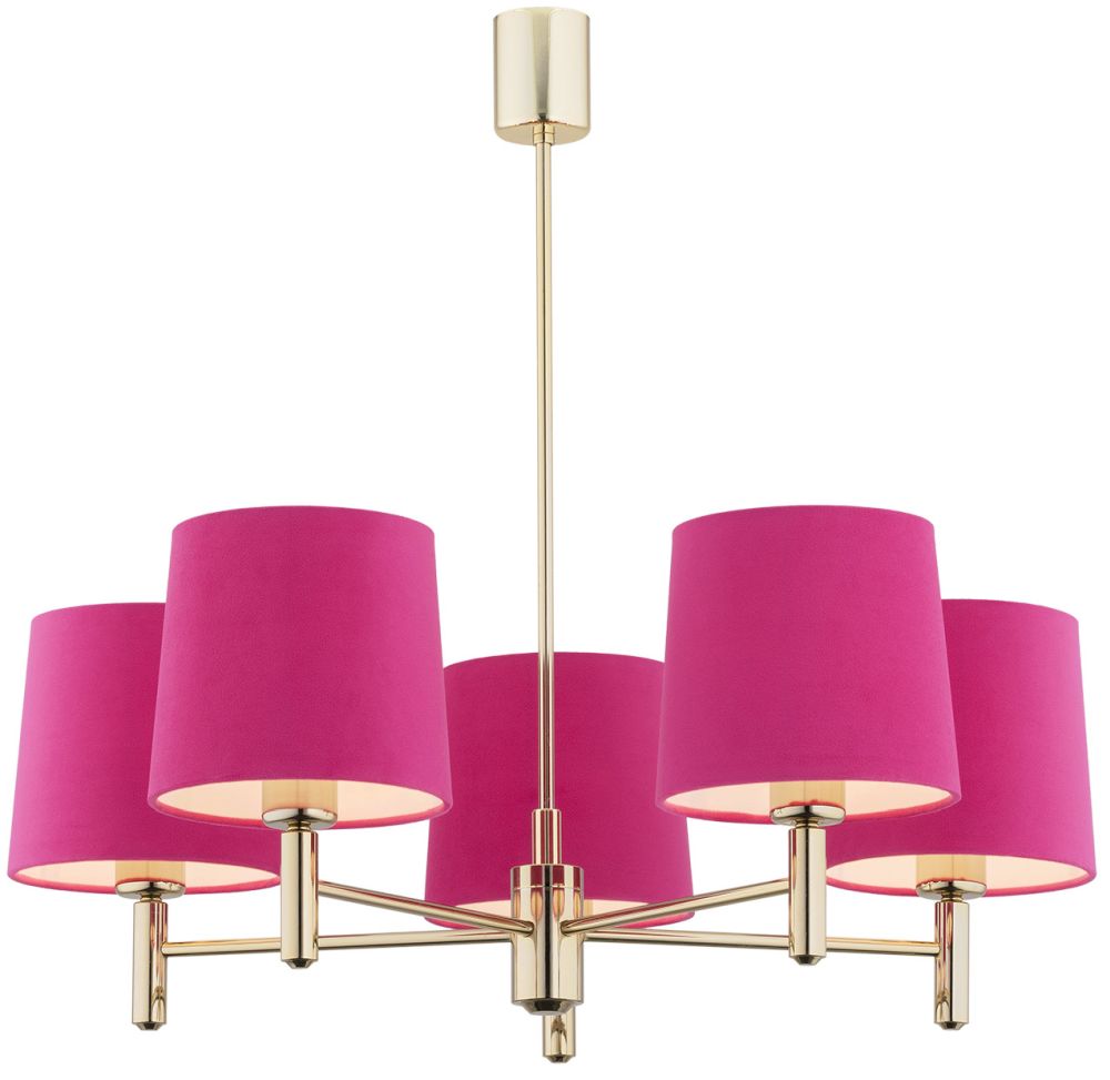 Argon Ponte mennyezeti lámpa 5x15 W sárgaréz-rózsaszín 2089